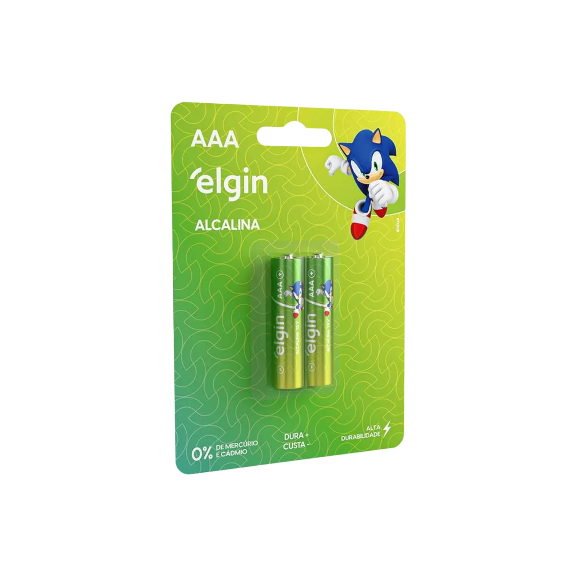 Pilha Alcalina AAA - Blister com 2 Unidades Palito Elgin - 000000082154