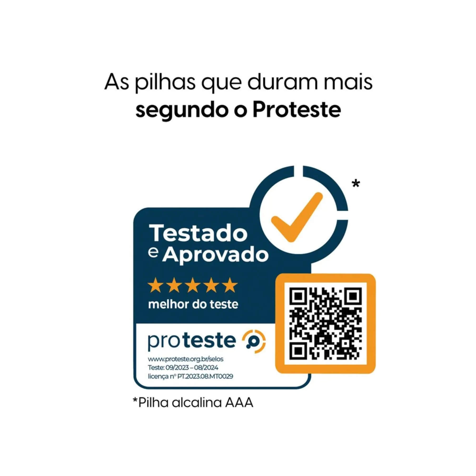 Pilha Alcalina AAA - Blister com 2 Unidades Palito Elgin - 000000082154