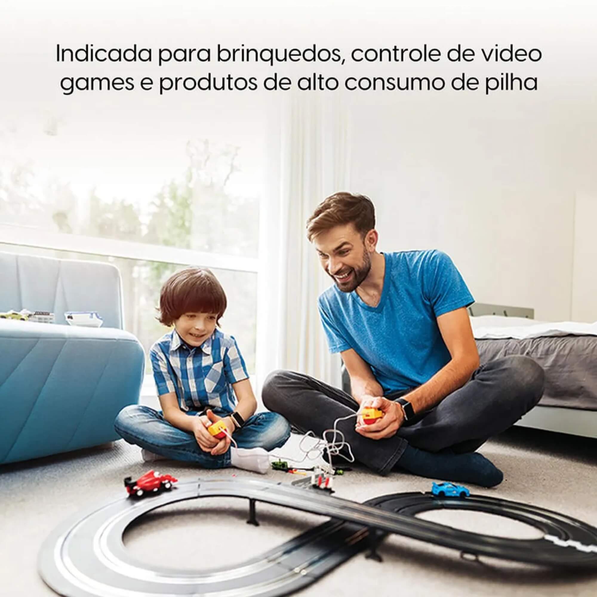 Pilha Recarregável AA Comum - 2.700Mah Blister com 4 Unidades Elgin - 000000082175