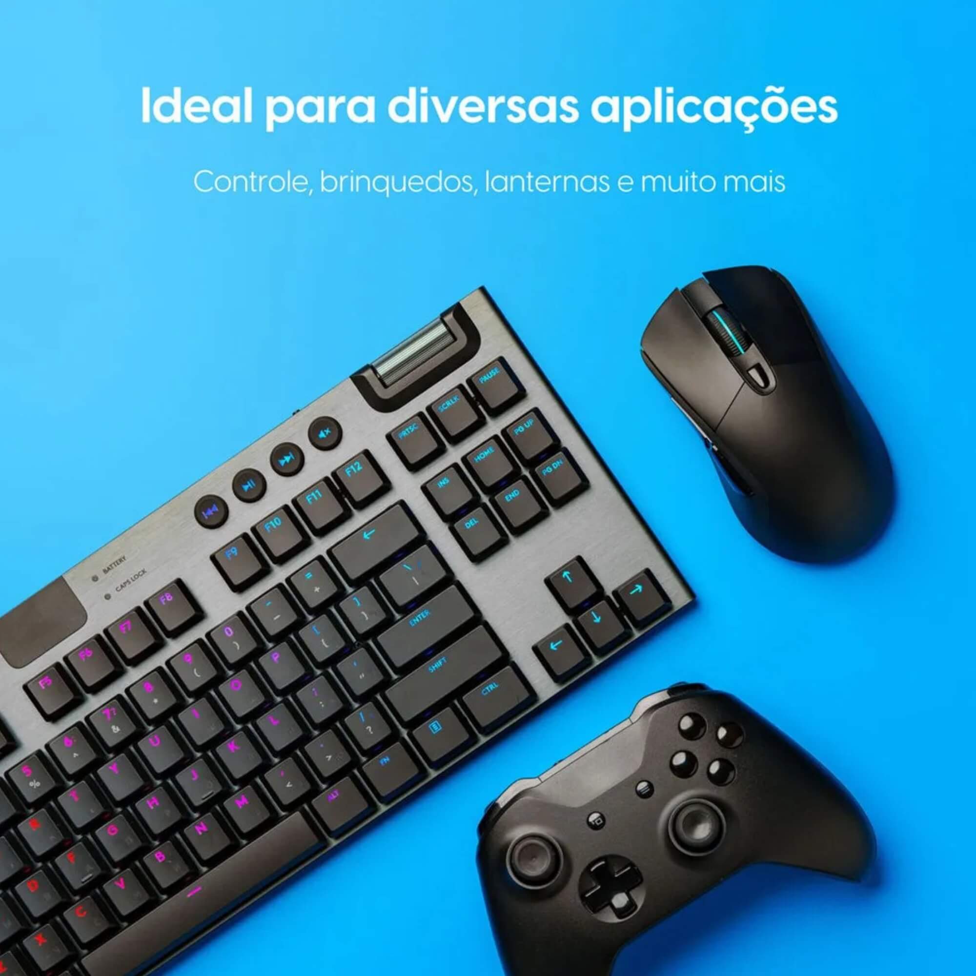 Pilha Alcalina Recarregável AA USB-C 1.200mAh com 2 unidades + Cabo Elgin - ELE000000082427