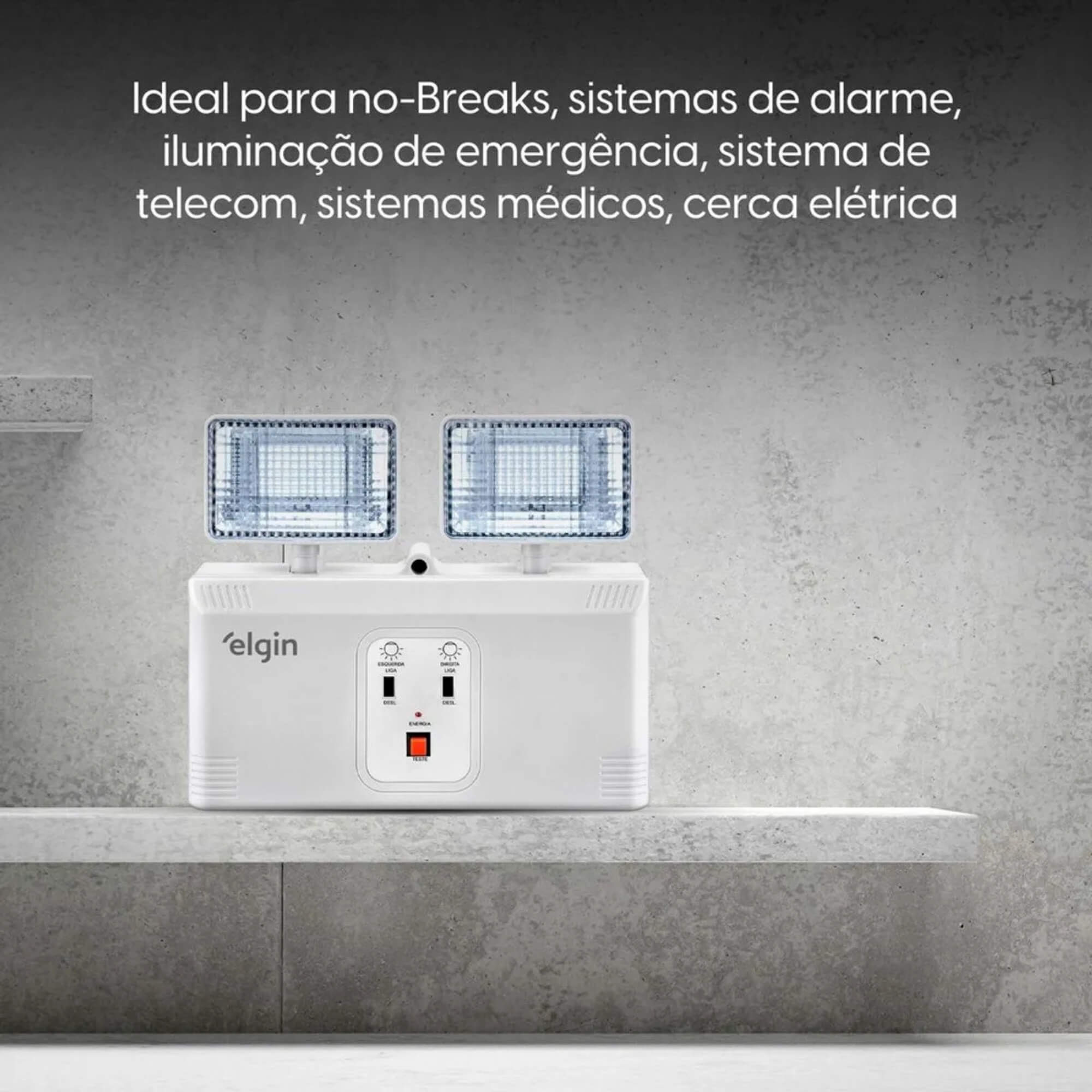 Bateria Selada de Chumbo VRLA - 12V 7Ah Elgin - 000000082293