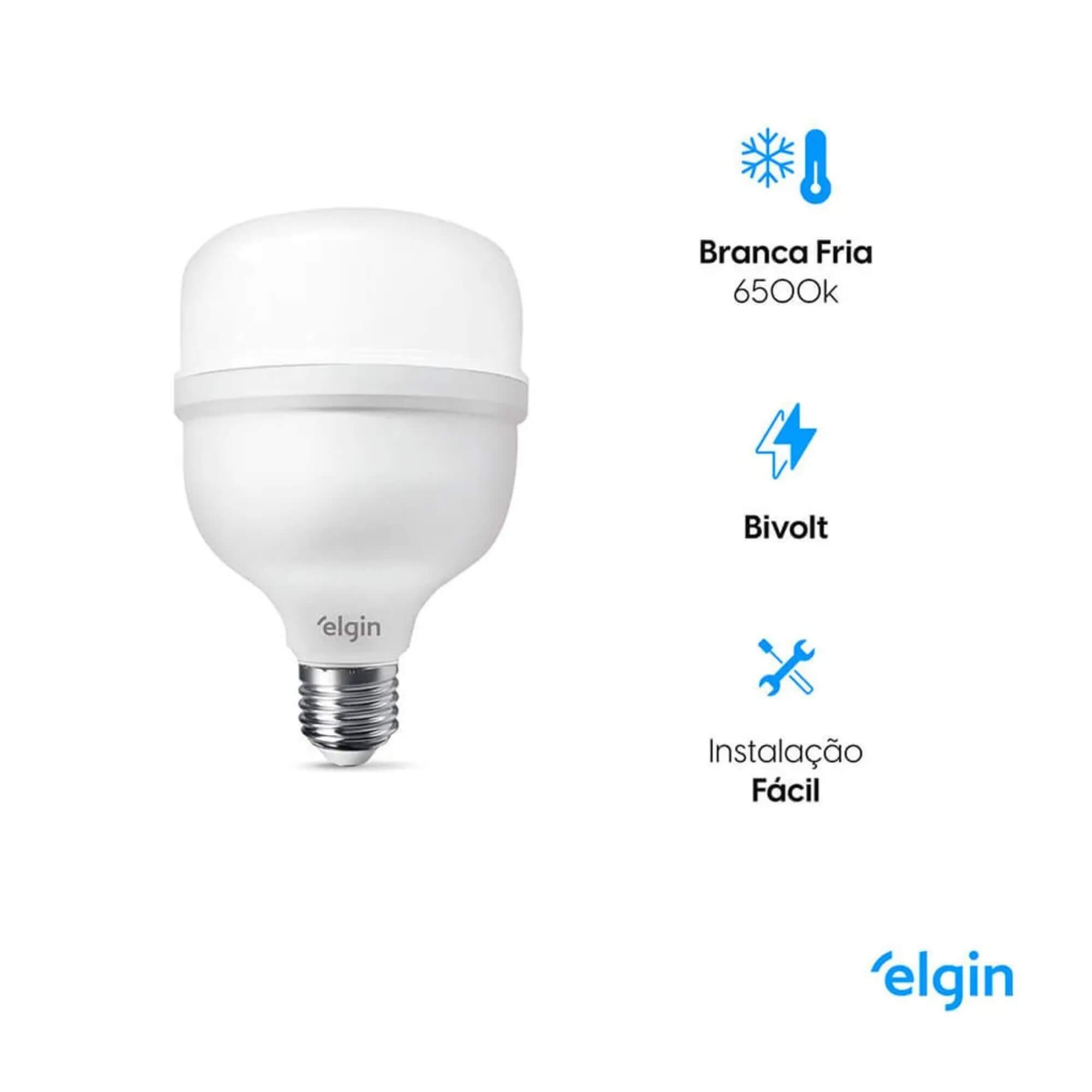 Lâmpada LED Super Bulbo 20W 6.500K Bivolt Elgin - 48LSB20FLD00