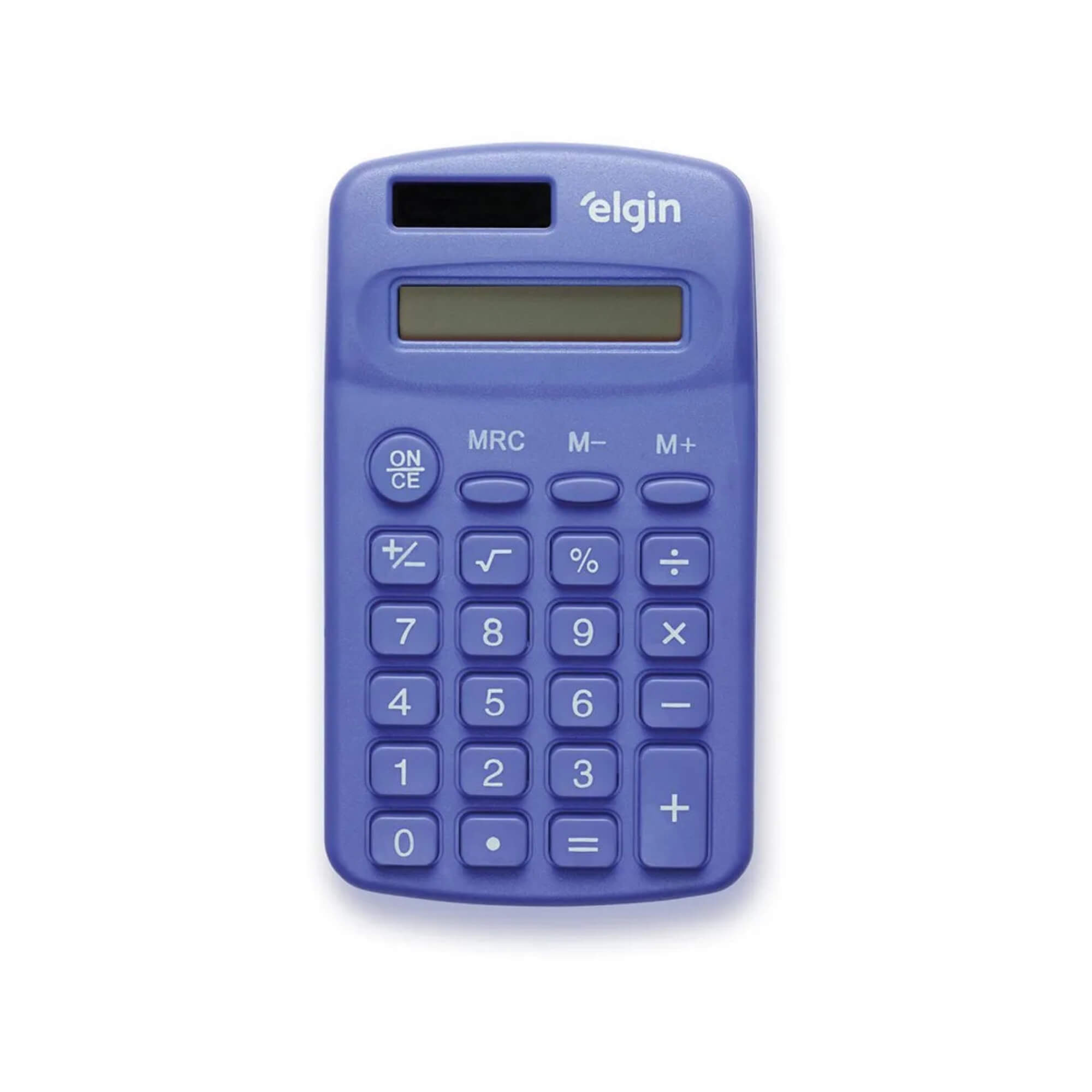 Calculadora de Bolso - 8 Dígitos Desligamento Automático Azul Elgin - 42CB1485A000