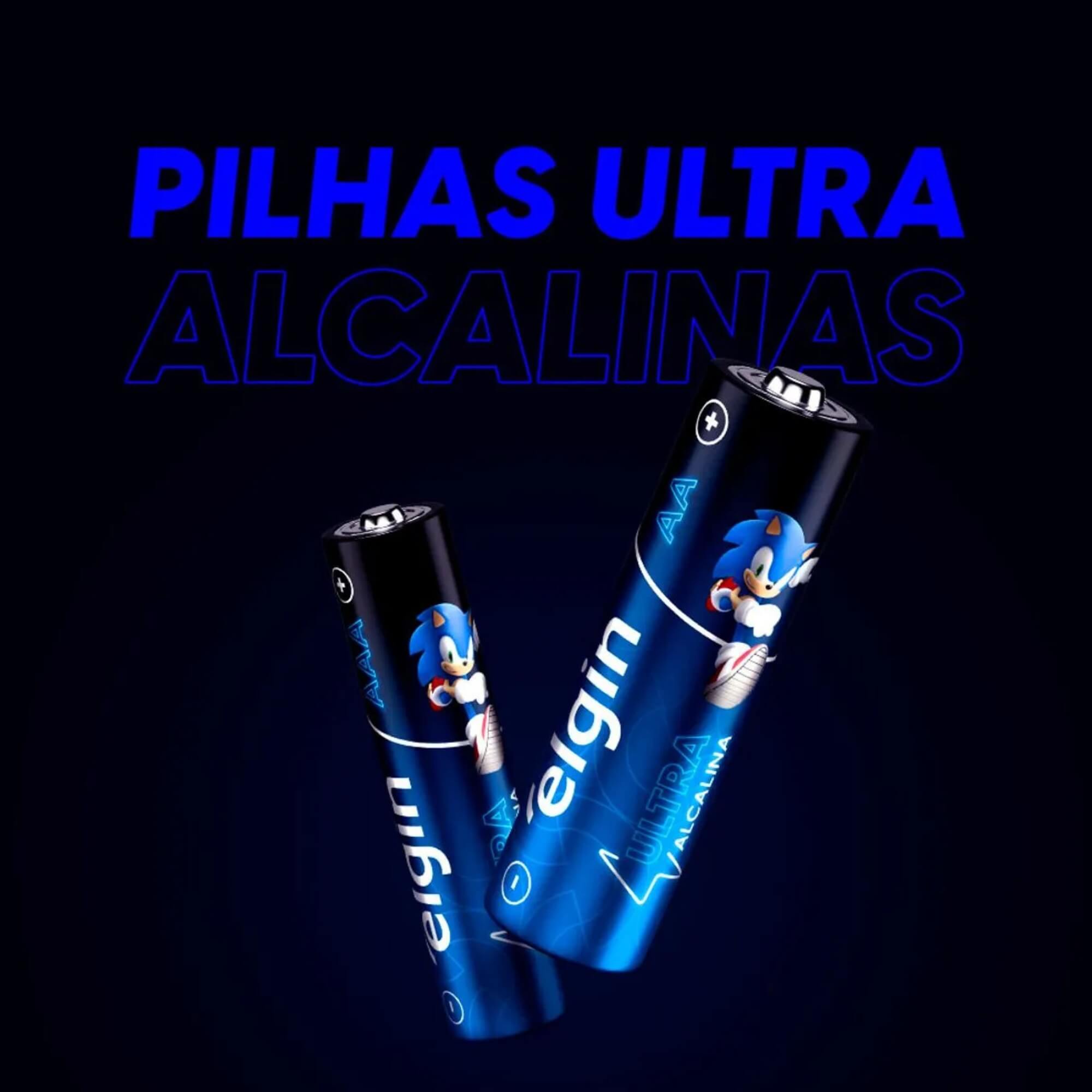 Pilha Ultra Alcalina AAA – Cartela com 2 Unidades Palito Elgin - ELE000000082434