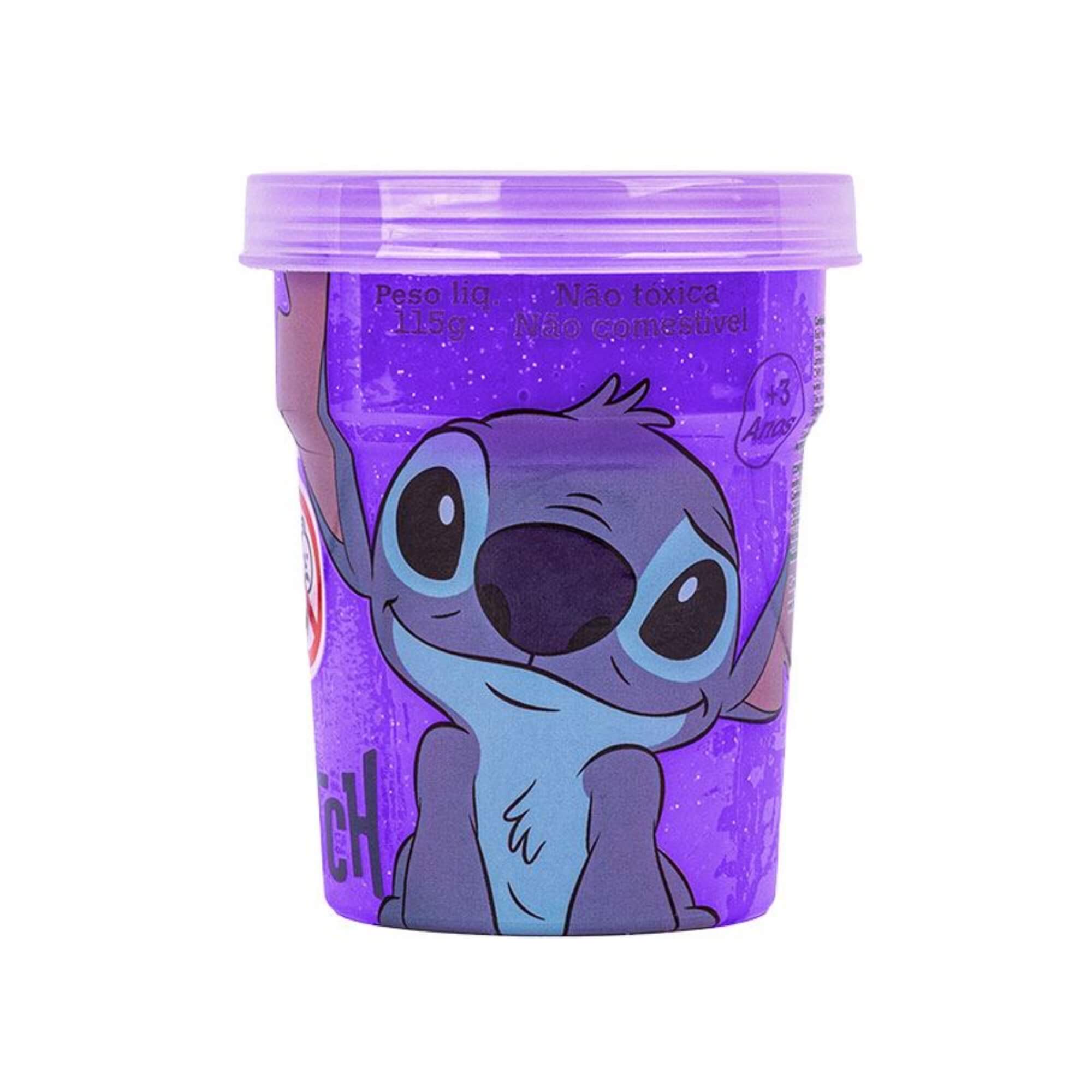 Brinquedo Infantil Slime Sortido e Unitário Disney Stitch Cotiplás - 2907