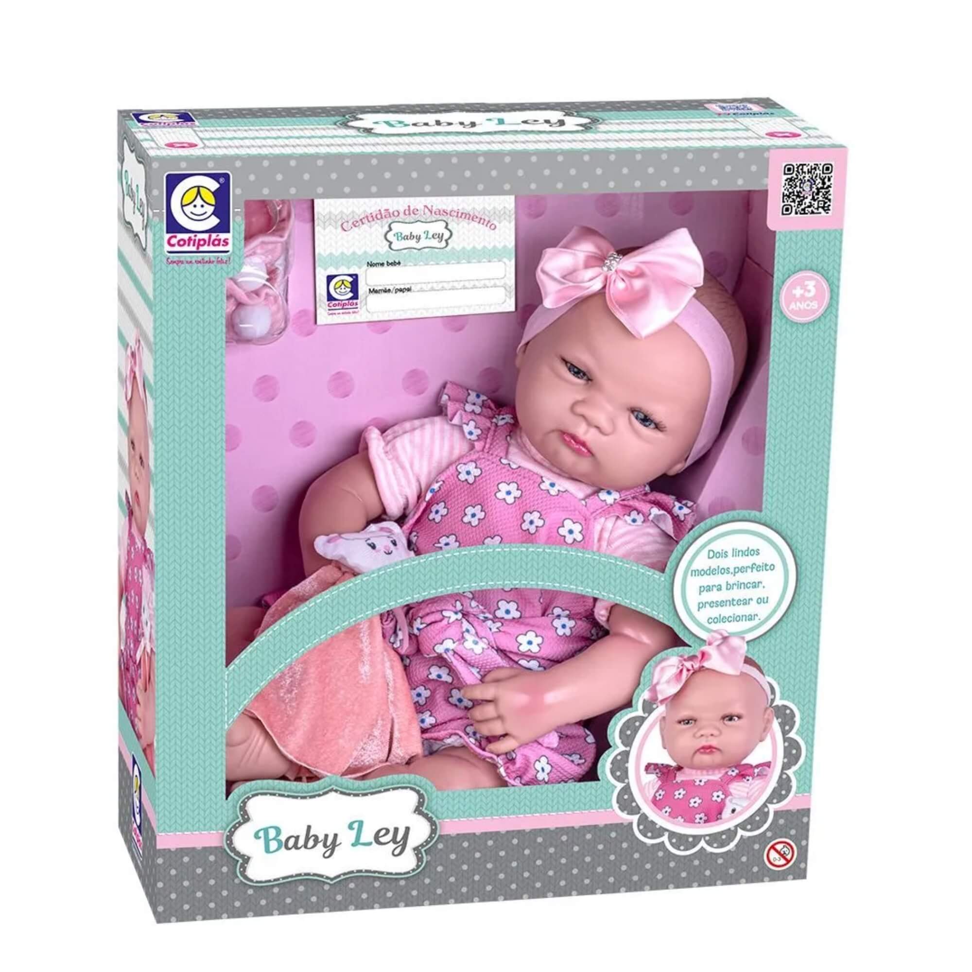 Boneca Baby Ley Menina Cotiplás - 2924