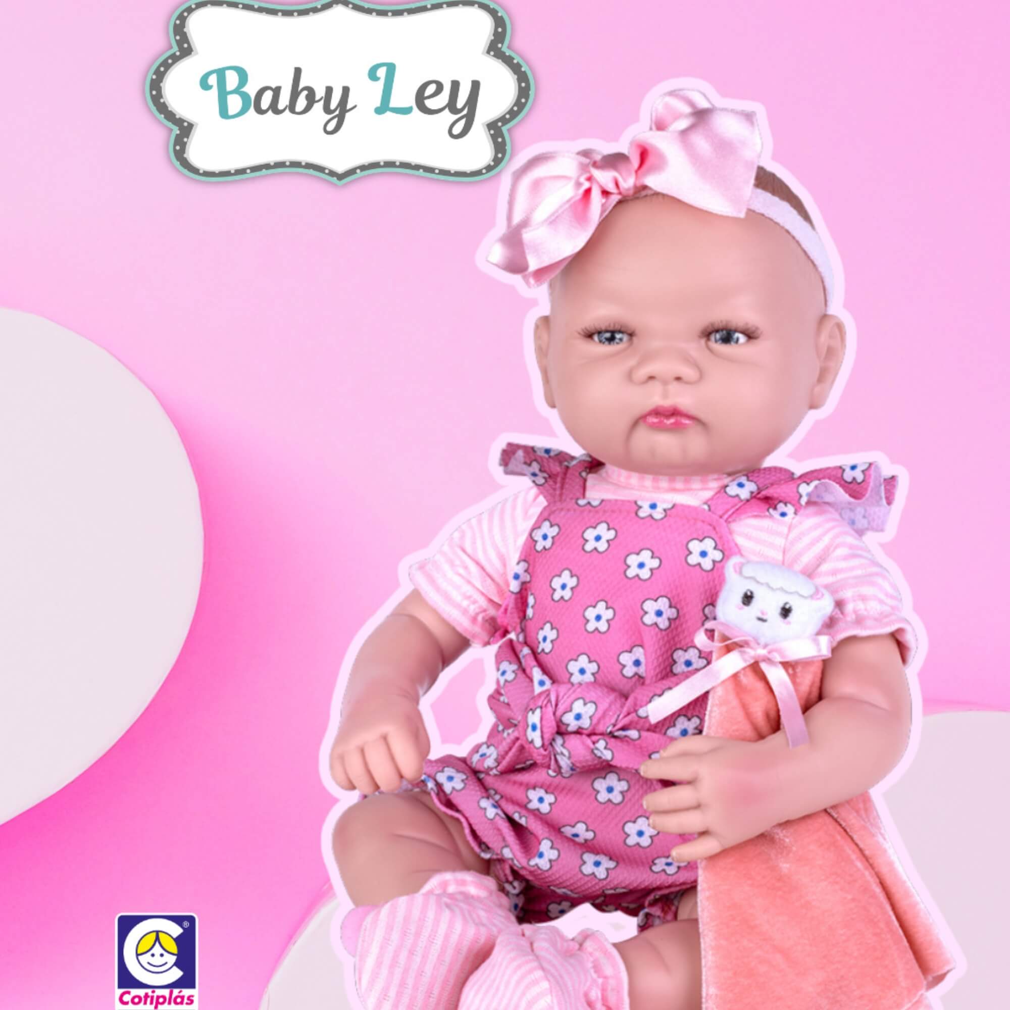 Boneca Baby Ley Menina Cotiplás - 2924