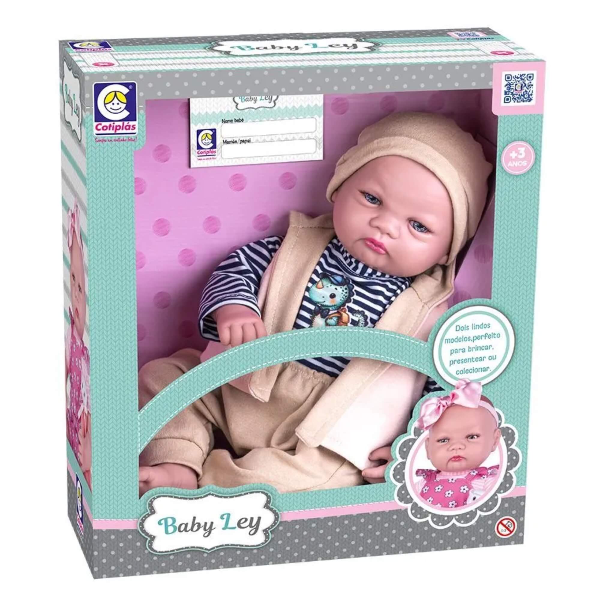 Boneca Baby Ley Menino Cotiplás - 2925