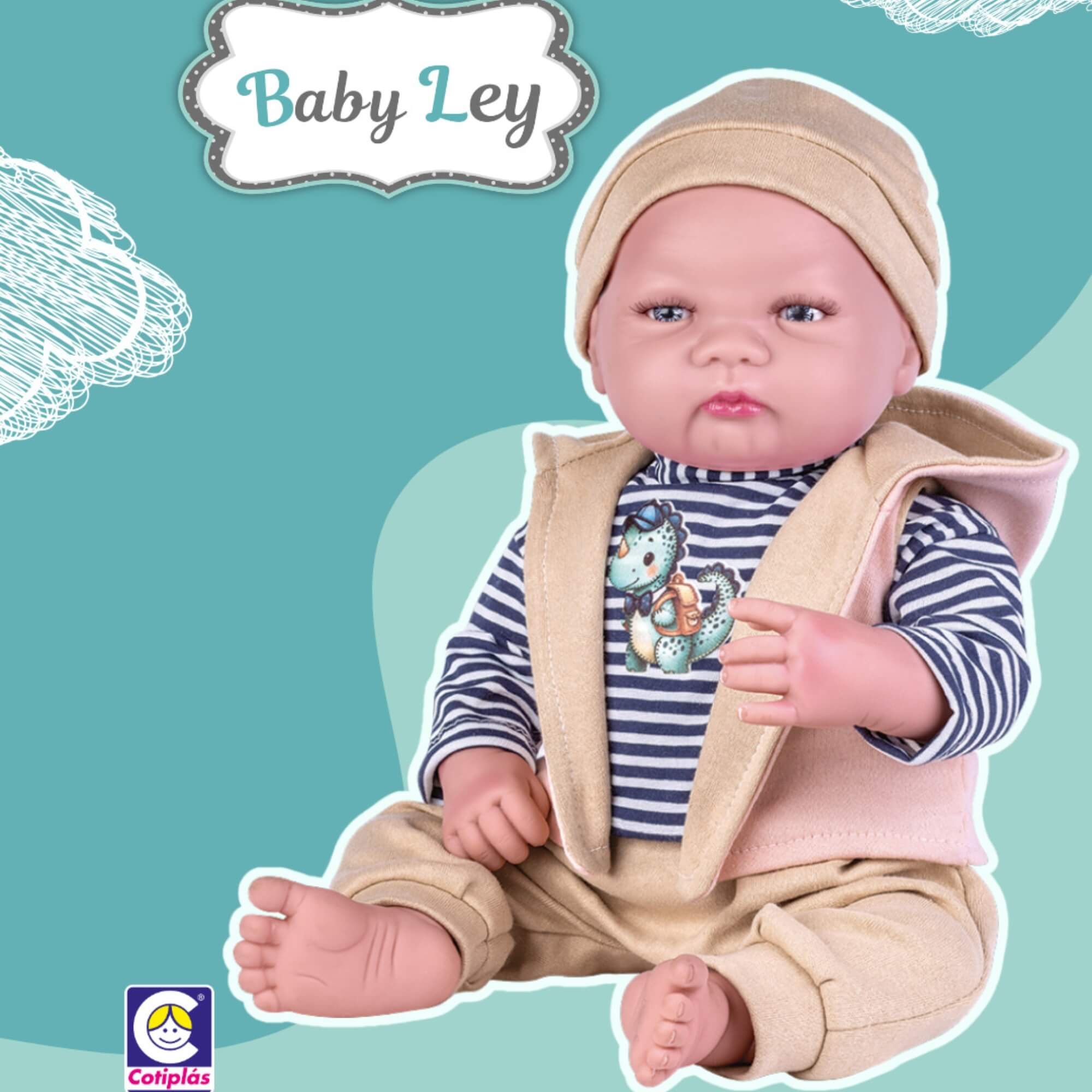 Boneca Baby Ley Menino Cotiplás - 2925