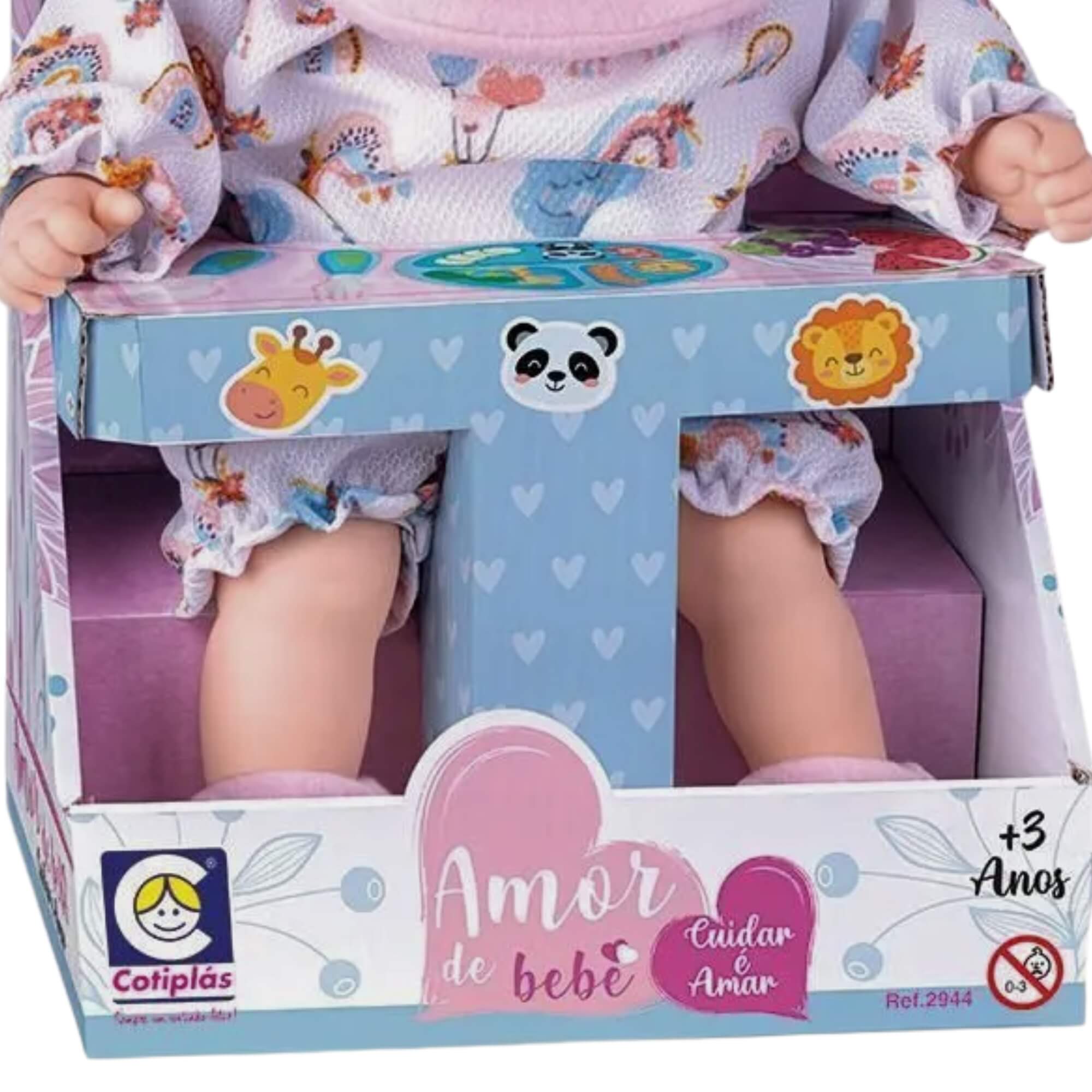 Boneca Amor de Bebê Cuidar É Amar Cotiplás - 2944