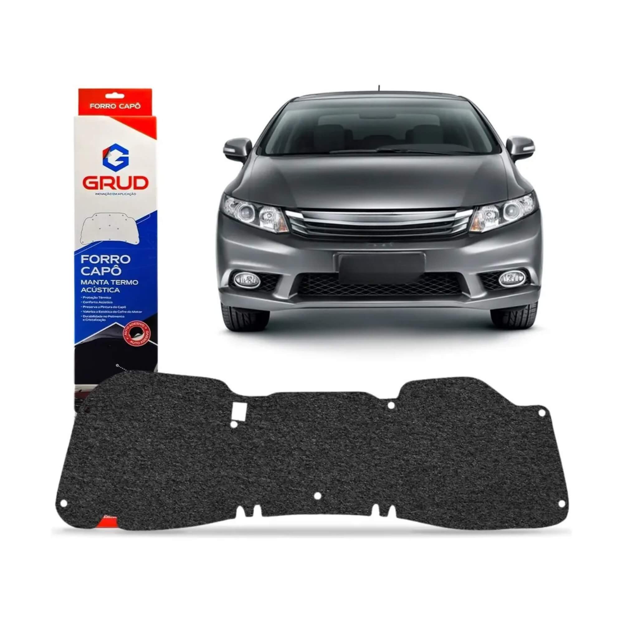 Forro Manta Capô Civic 2012 a 2016 Grud - GTC 5334
