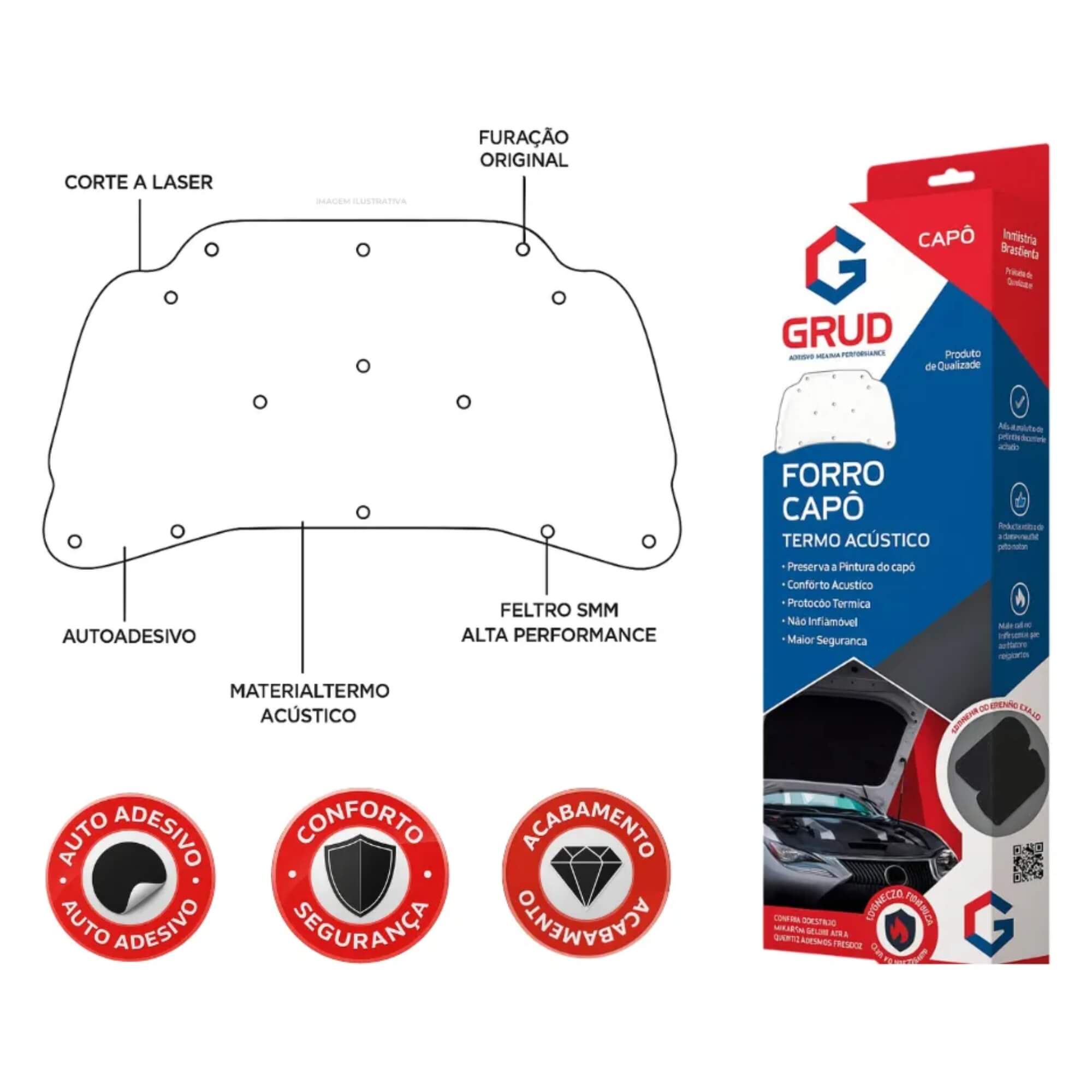 Forro Manta Capô Strada 2021 a 2022 Grud - GTC 5209
