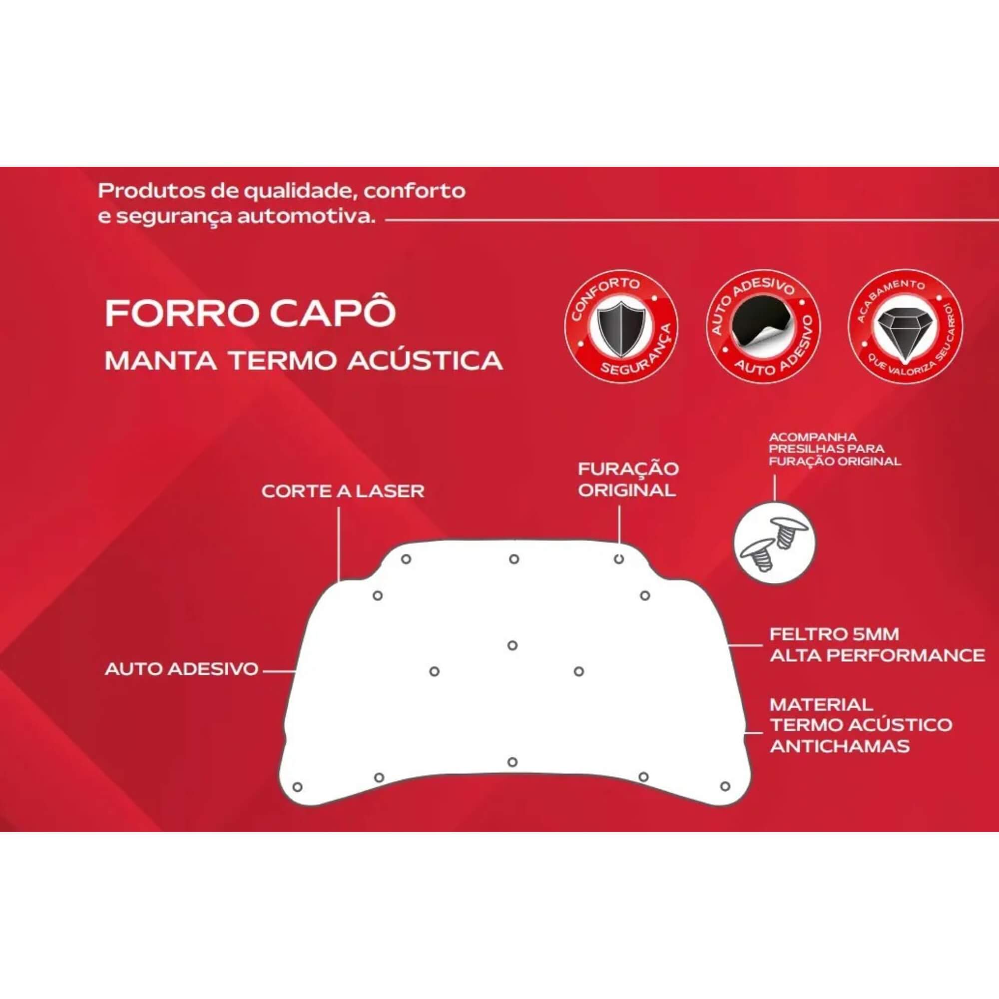 Forro Manta Capô Creta 2025 a 2026 Grud - GTC 5368