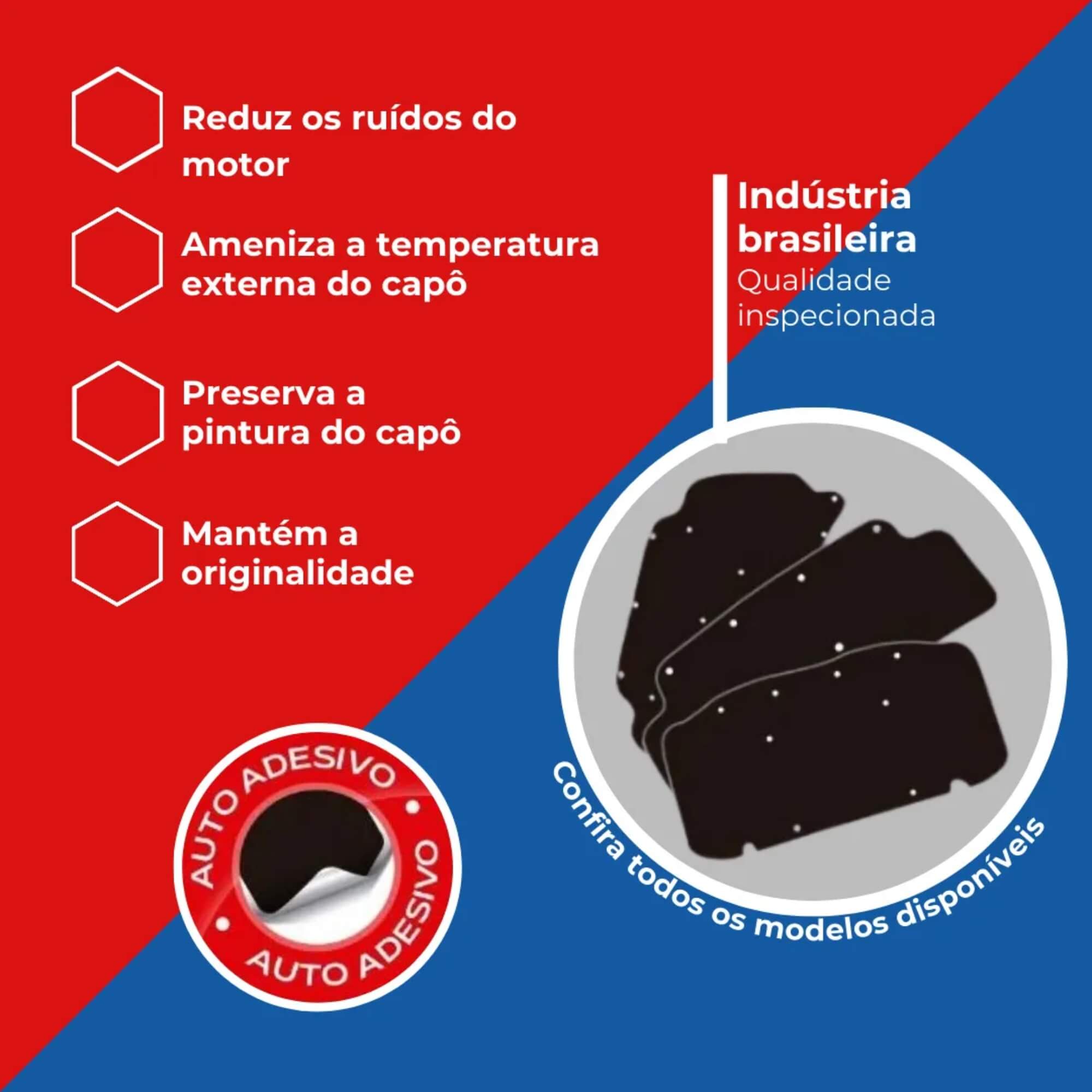 Forro de Capô Volkswagen Polo / Virtus 2017 a 2022 Grud - GTC 5679