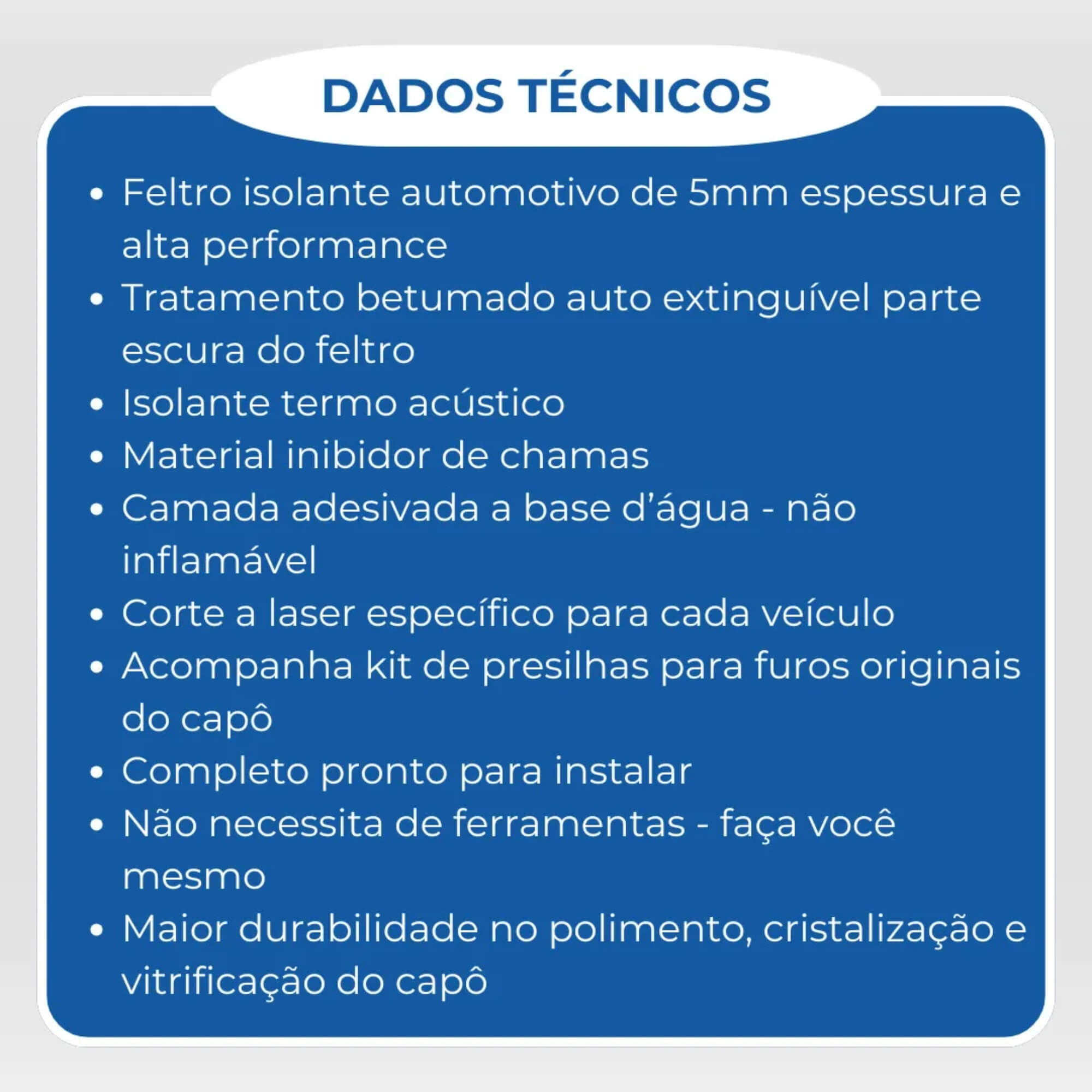 Forro de Capô Hyundai Creta 2017 a 2021 Grud - GTC 5366