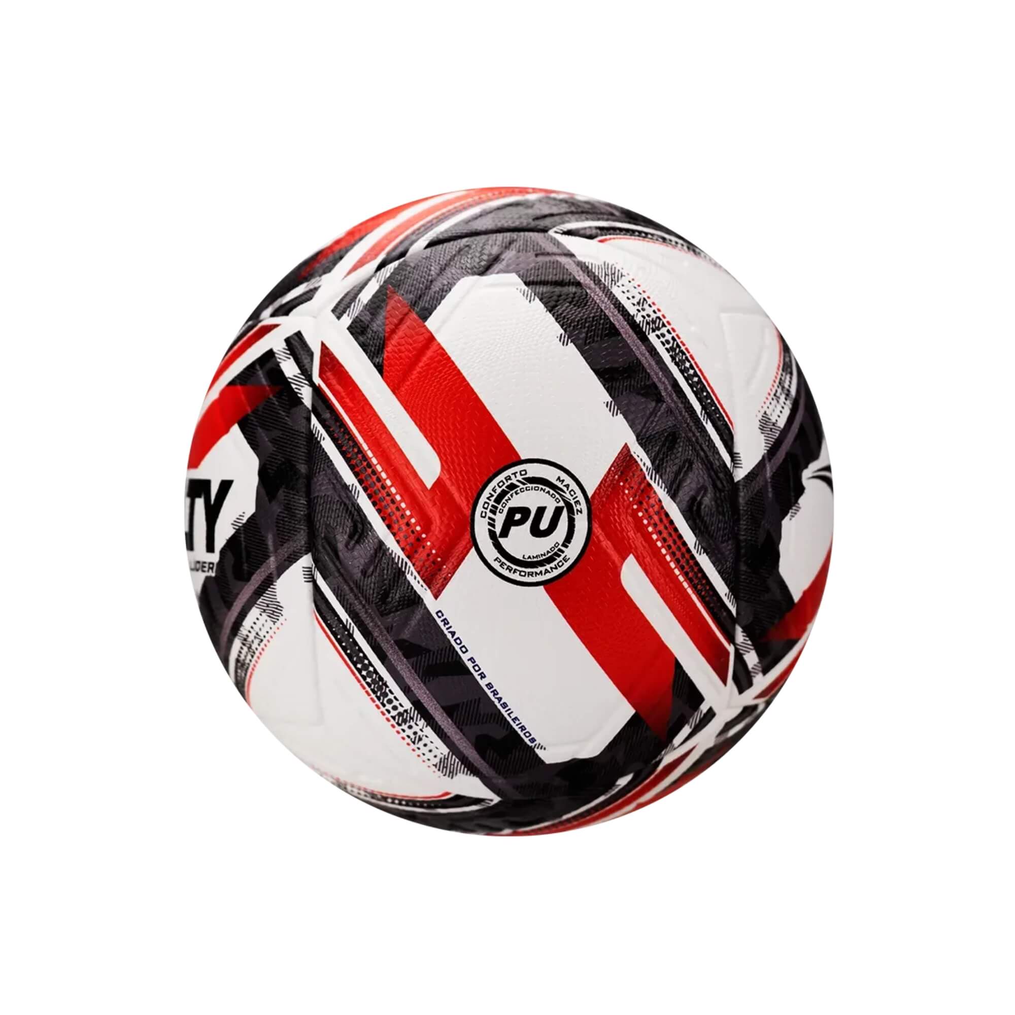 COMP Kit Bola de Futsal Líder XXVI Branca e Vermelha + Bomba de Ar -  Penalty
