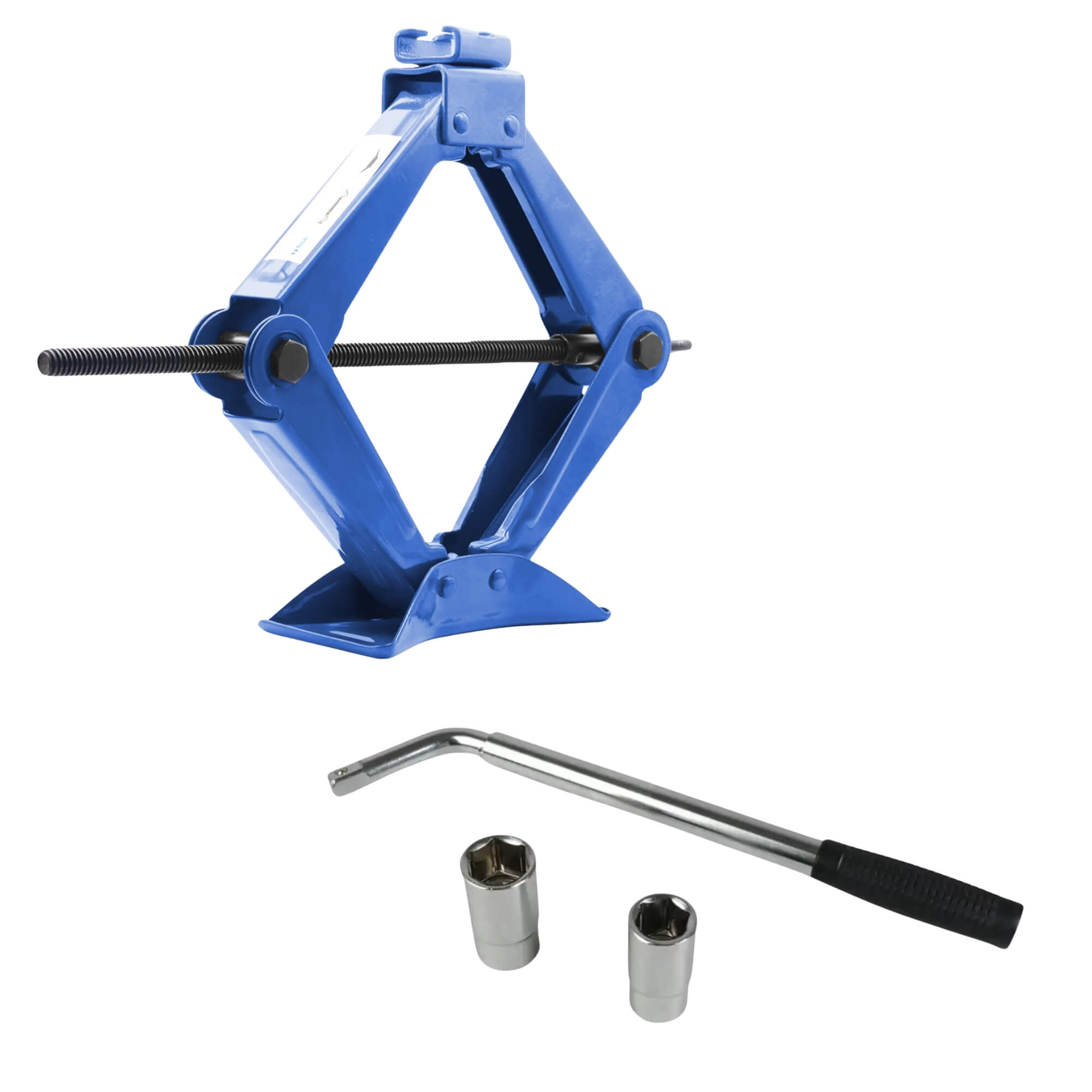 COMP Kit Cuidados Automotivos Tech One para troca de pneus - Macaco Sanfona + Chave de Roda L