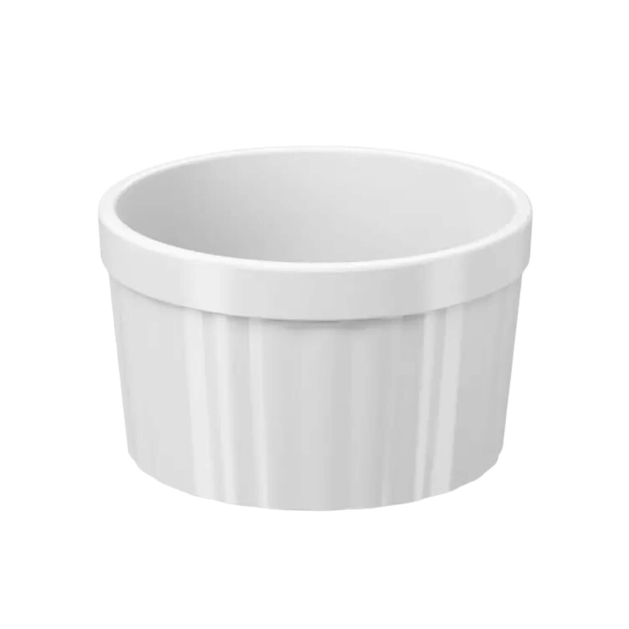 COMP Kit 6 Tigelas Ramekin Uno 150ml Branco Brinox