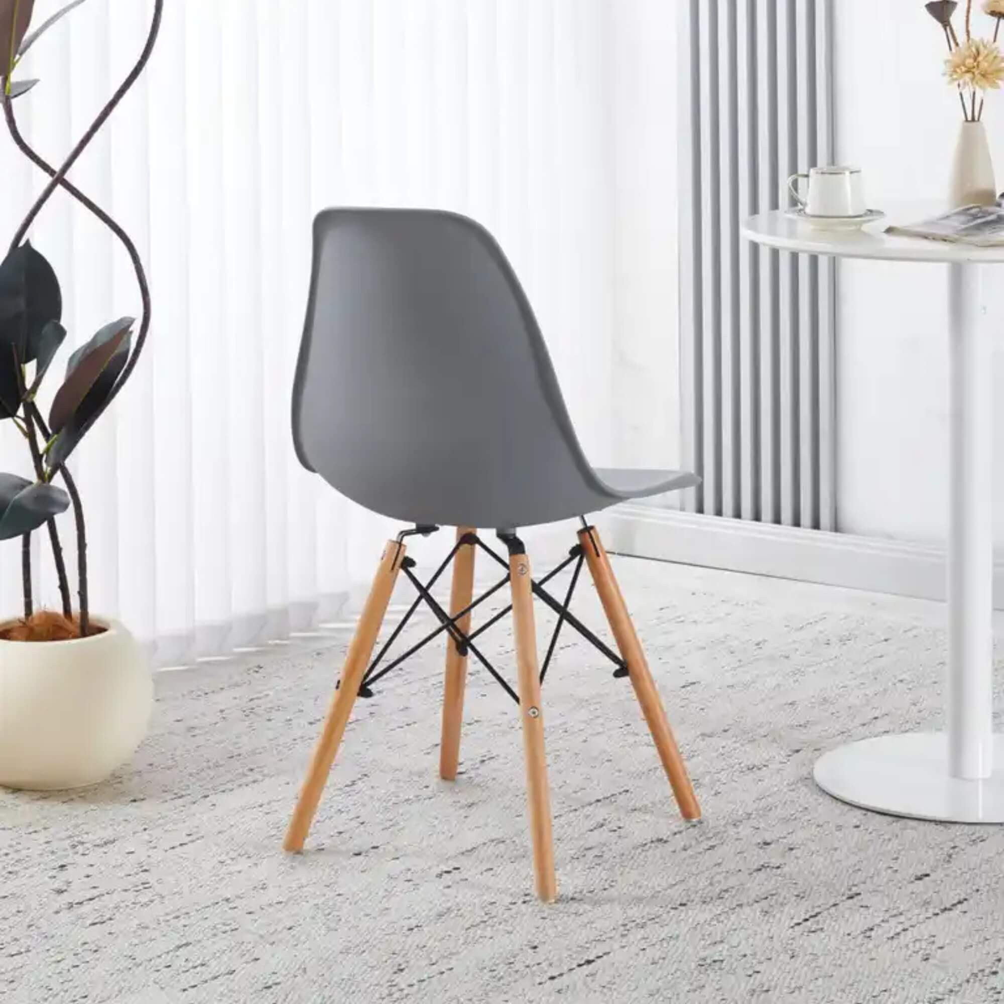Cadeira Eiffel Cinza Madeira Conthey Evolux - N1905941H