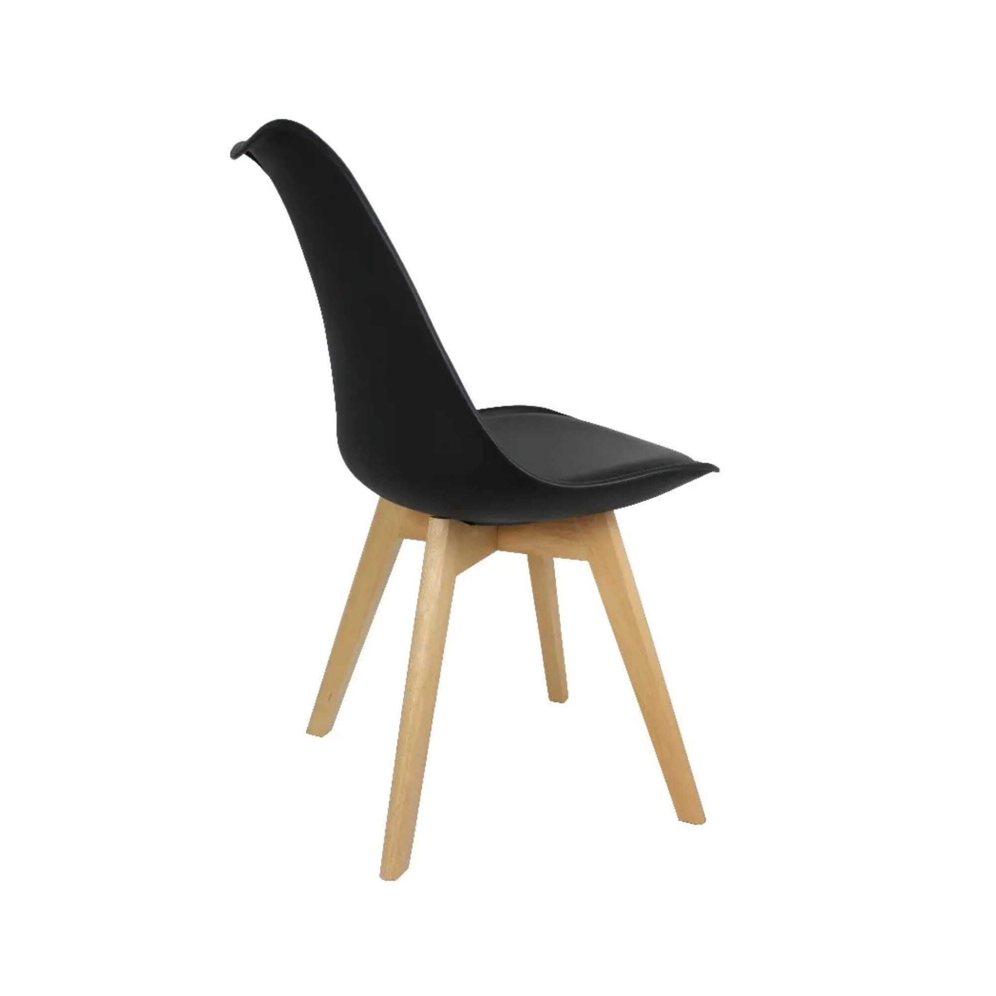 Cadeira Eames Leda Preta Conthey Evolux - N1905944