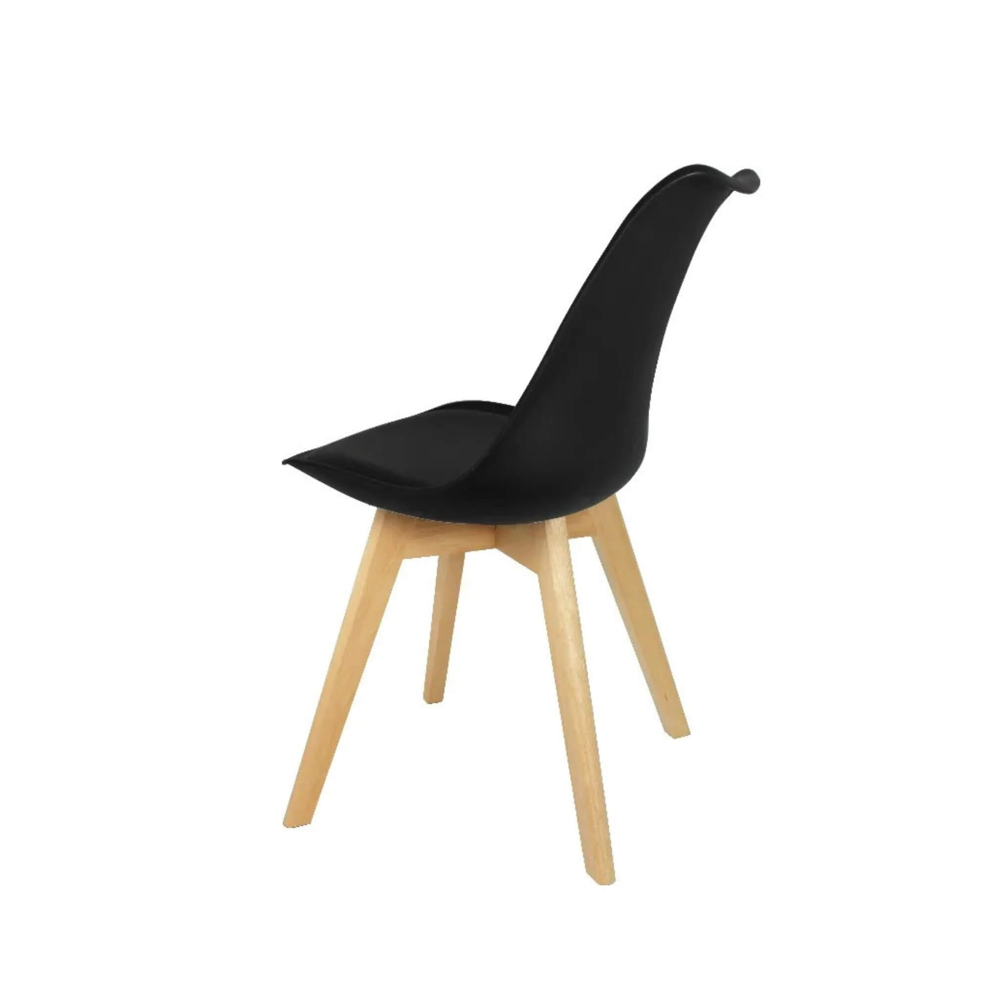 Cadeira Eames Leda Preta Conthey Evolux - N1905944