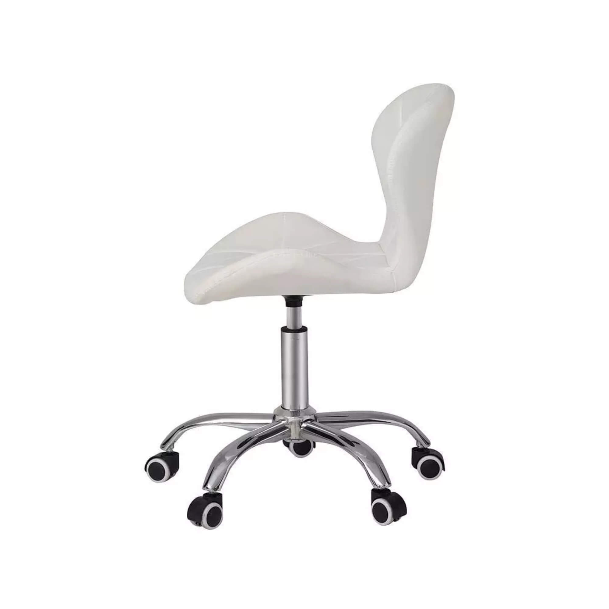 Cadeira Eiffel Office Slim Branca Conthey Evolux - N1905951A
