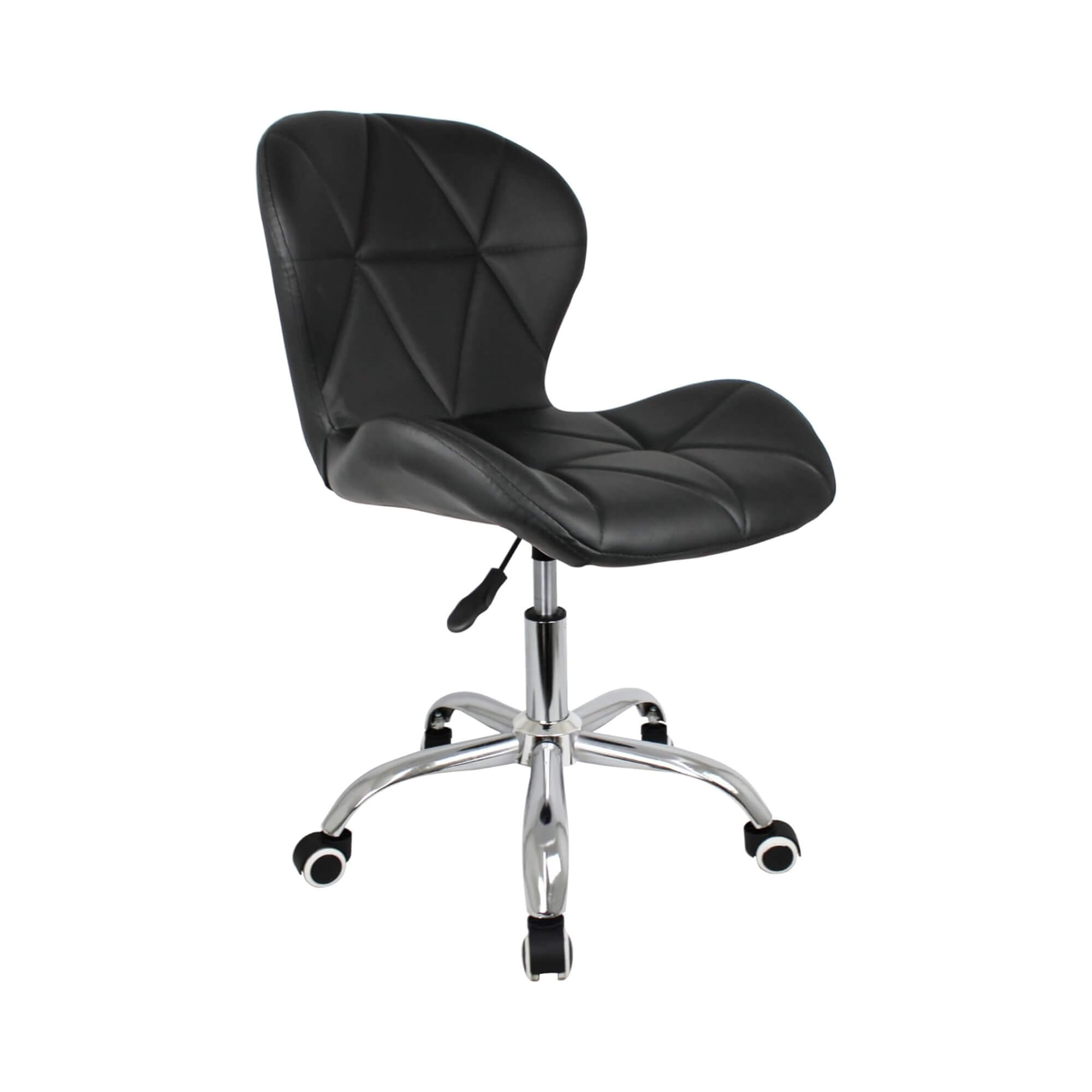 Cadeira Eiffel Office Slim preta Conthey Evolux - N1905951B