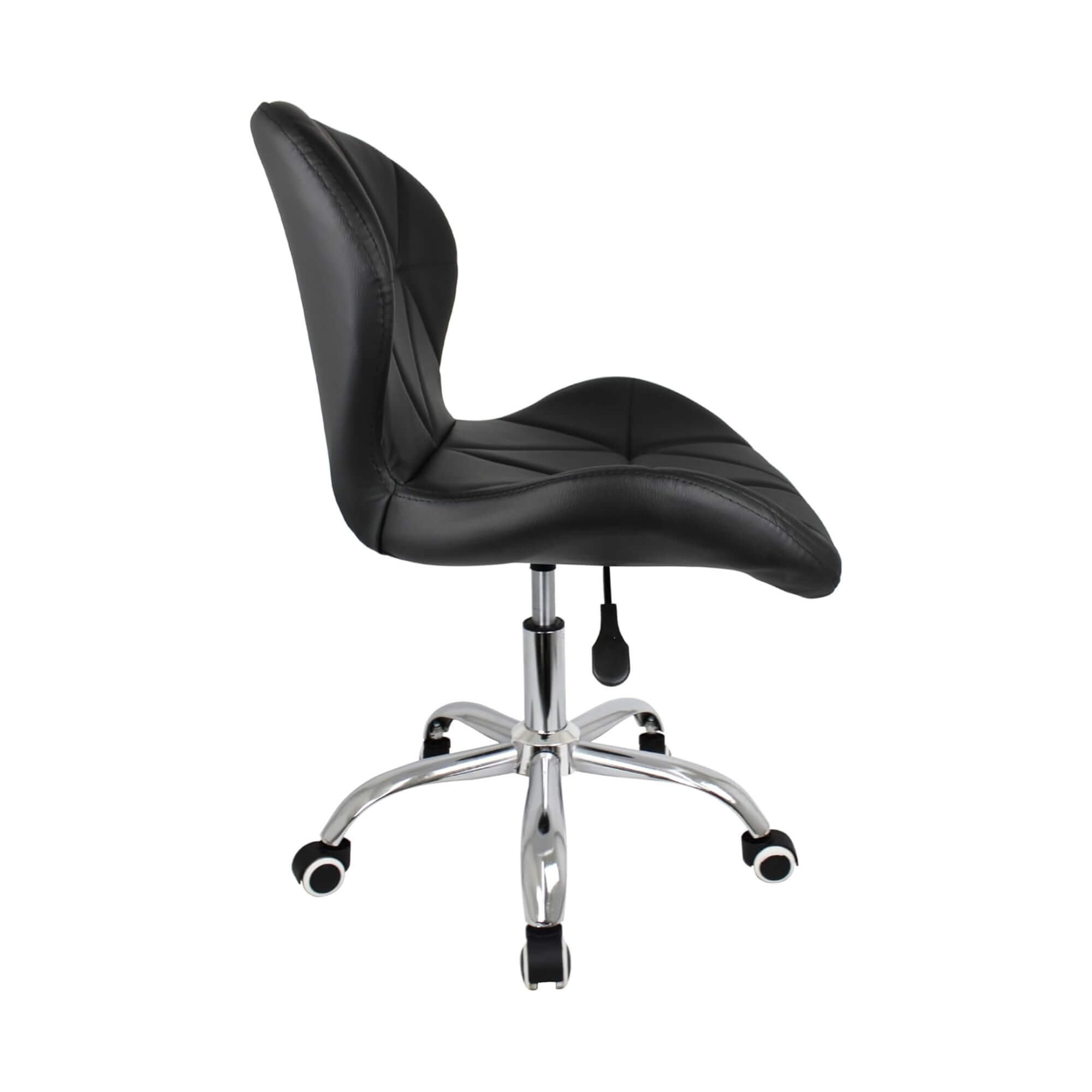 Cadeira Eiffel Office Slim preta Conthey Evolux - N1905951B