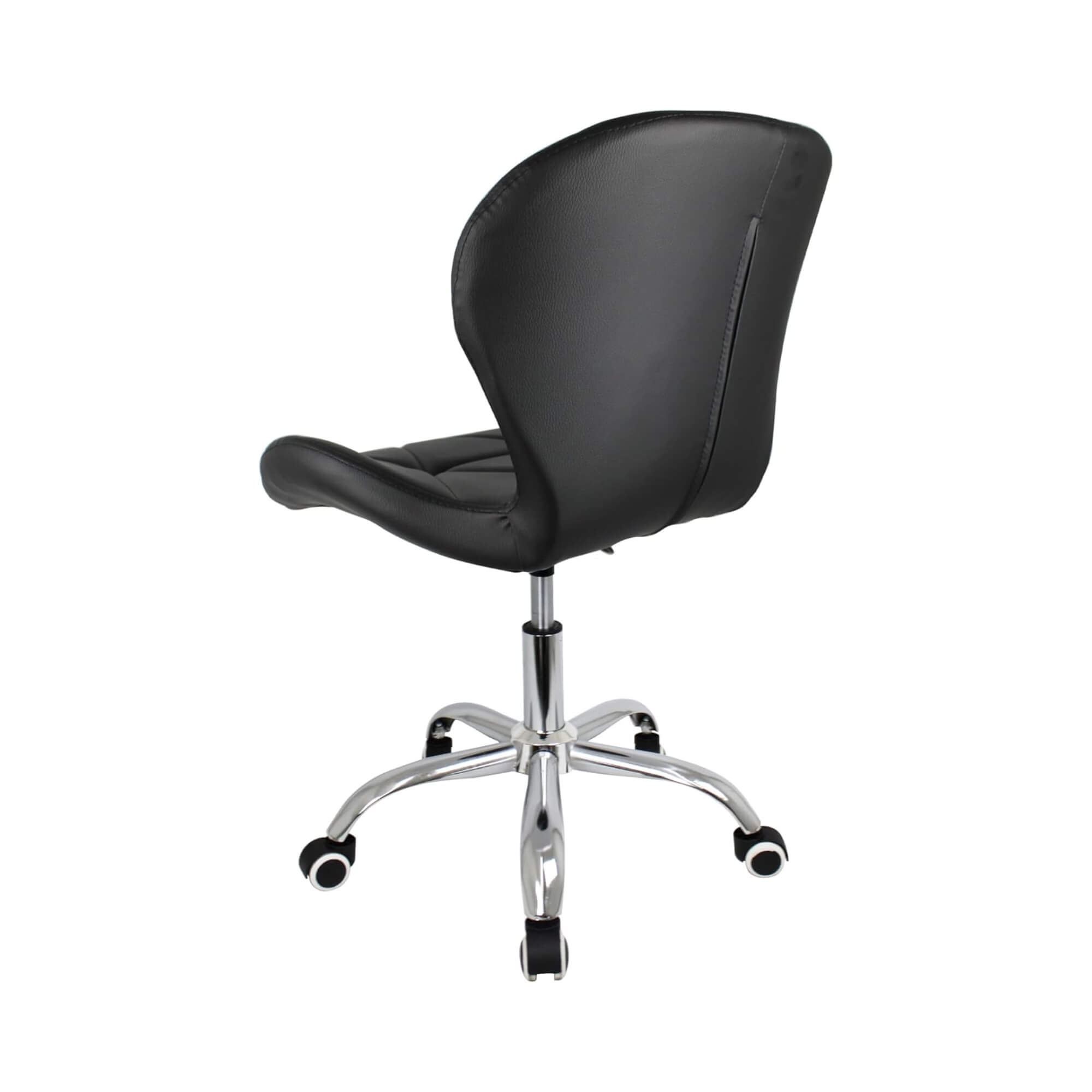 Cadeira Eiffel Office Slim preta Conthey Evolux - N1905951B