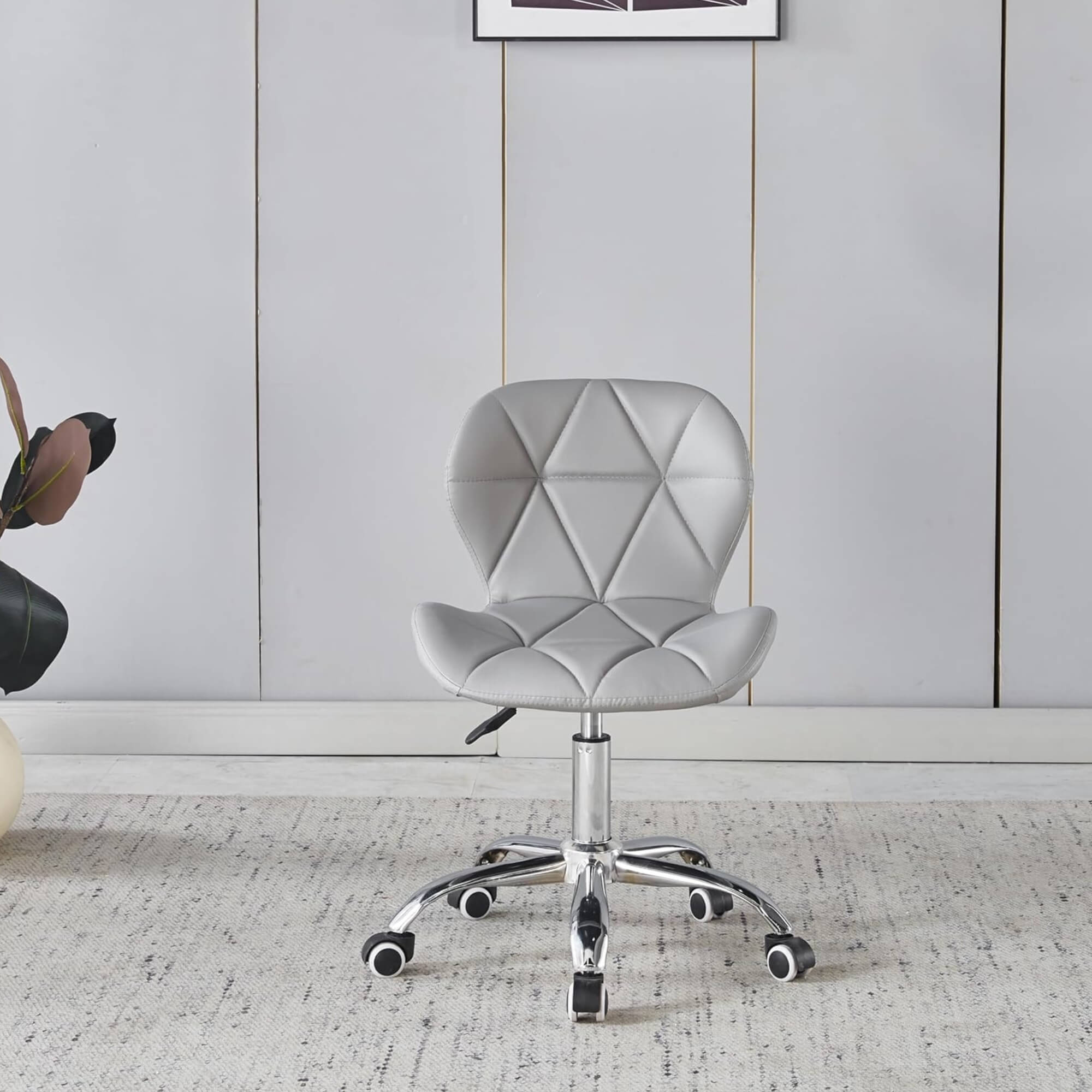 Cadeira Eiffel Office Slim Cinza Concreto Conthey Evolux - N1905951E