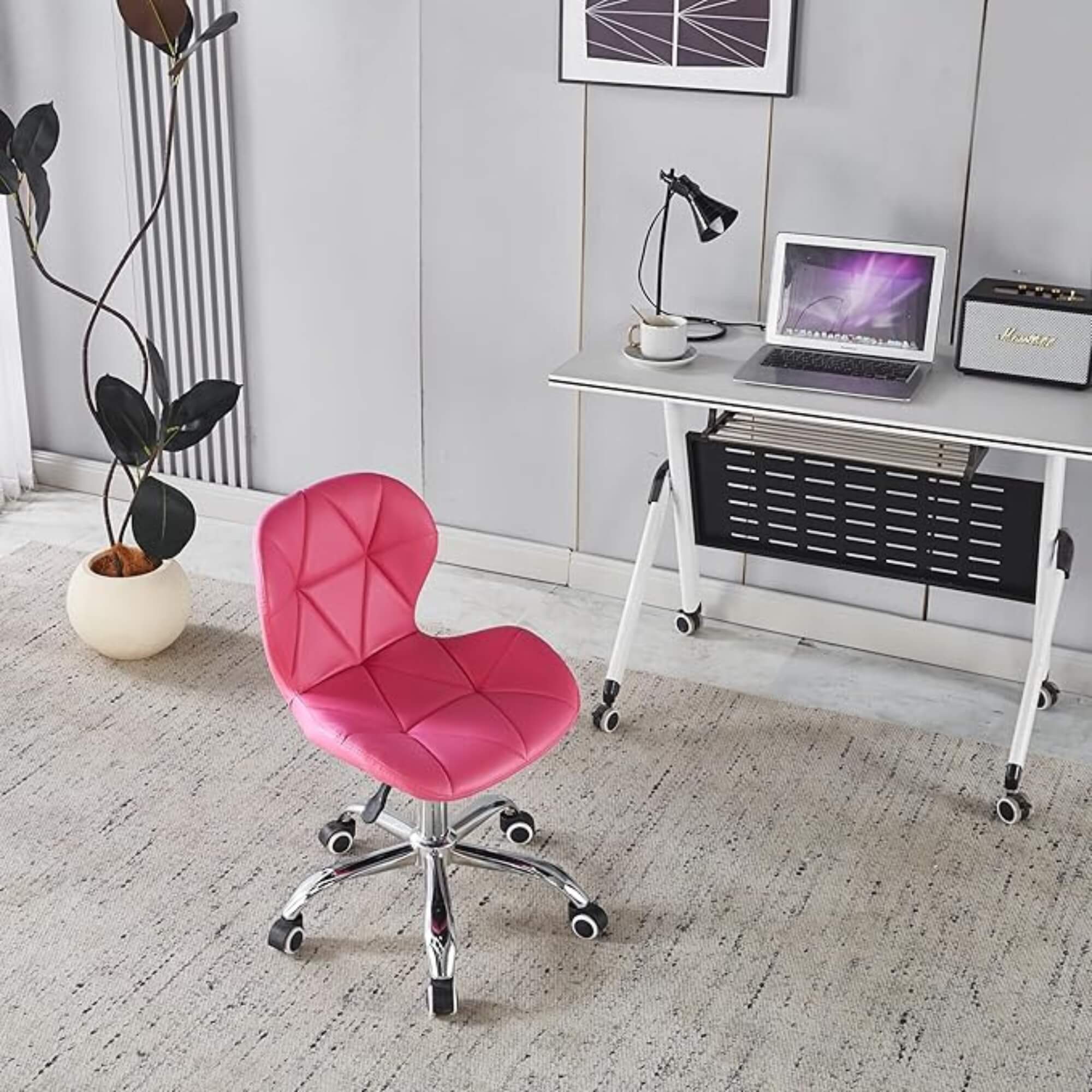 Cadeira Eiffel Office Slim Rosa Ballet Conthey Evolux - N1905951D