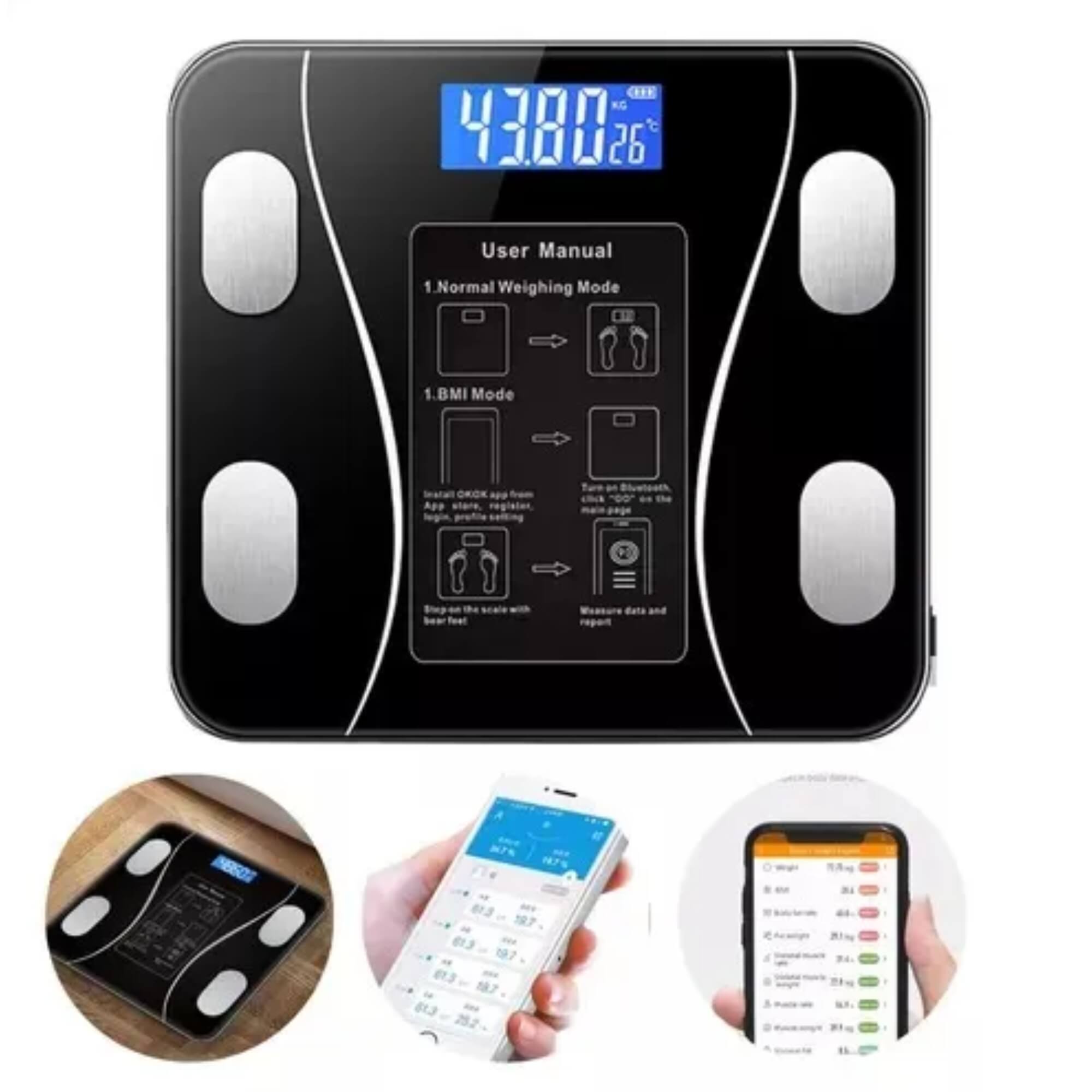 Balança de Bioimpedância Corporal App Bluetooth Conthey Evolux - N2232831