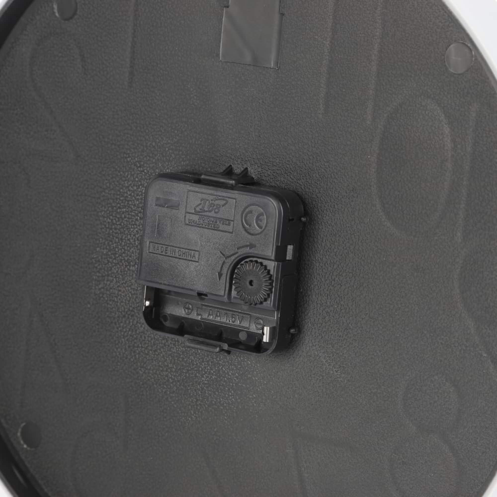 Relógio de Parede 24cm na Cor Preta Números Dourados Conthey Evolux - N24303595