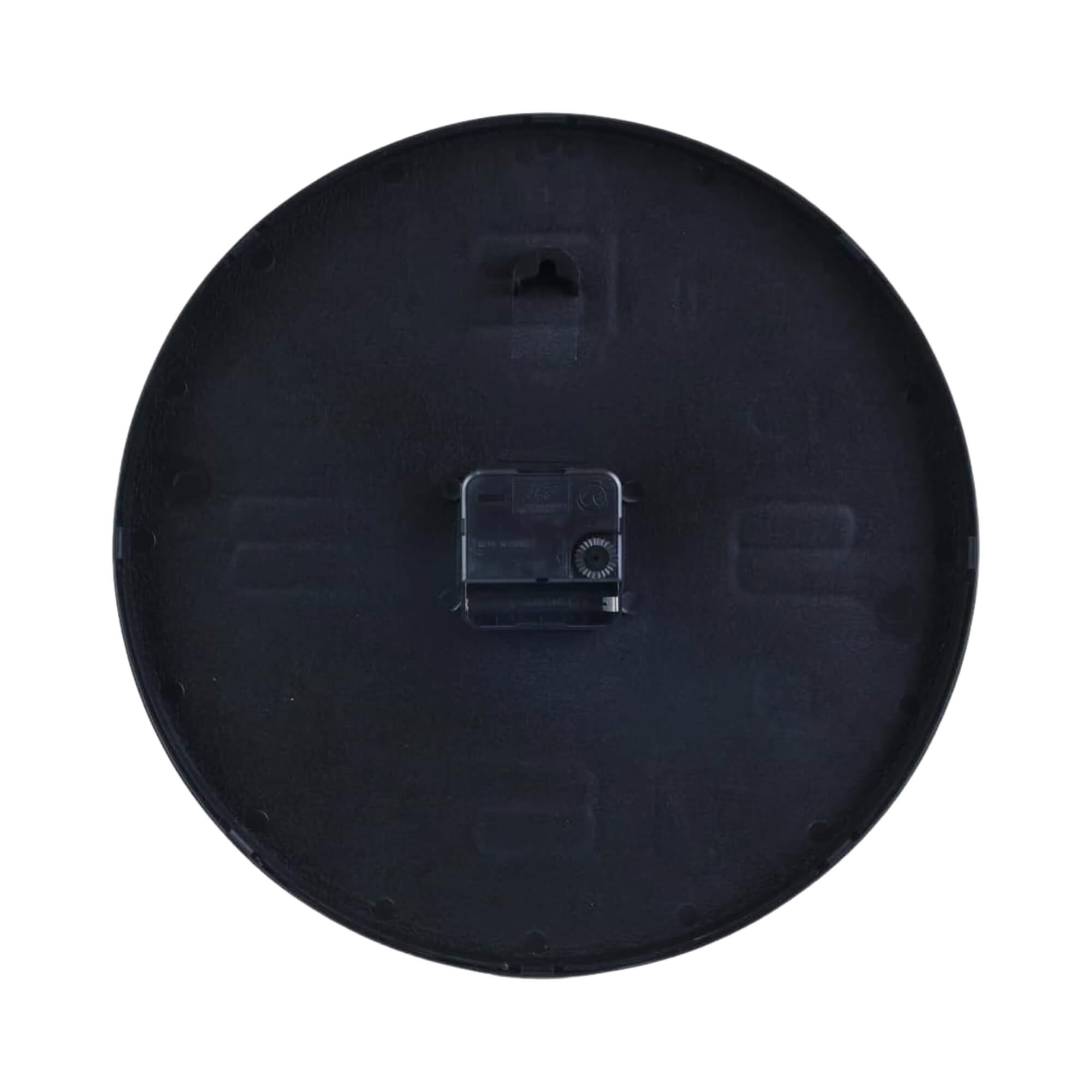 Relógio de Parede 29cm na cor Preta com Números Dourados Conthey Evolux - N24303597