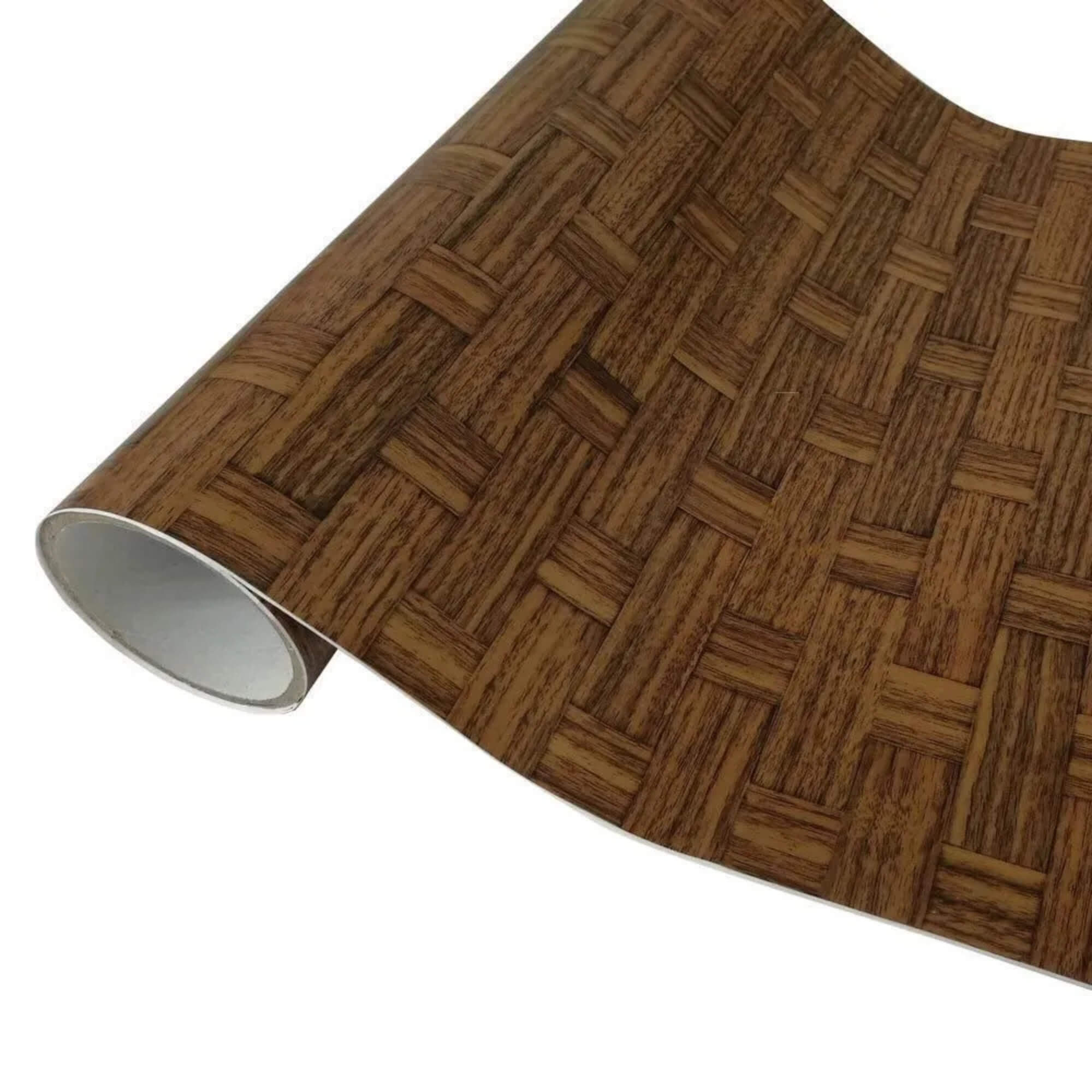 Papel Autoadesivo PVC 45CM X 2M Rattan Conthey Evolux - D184915