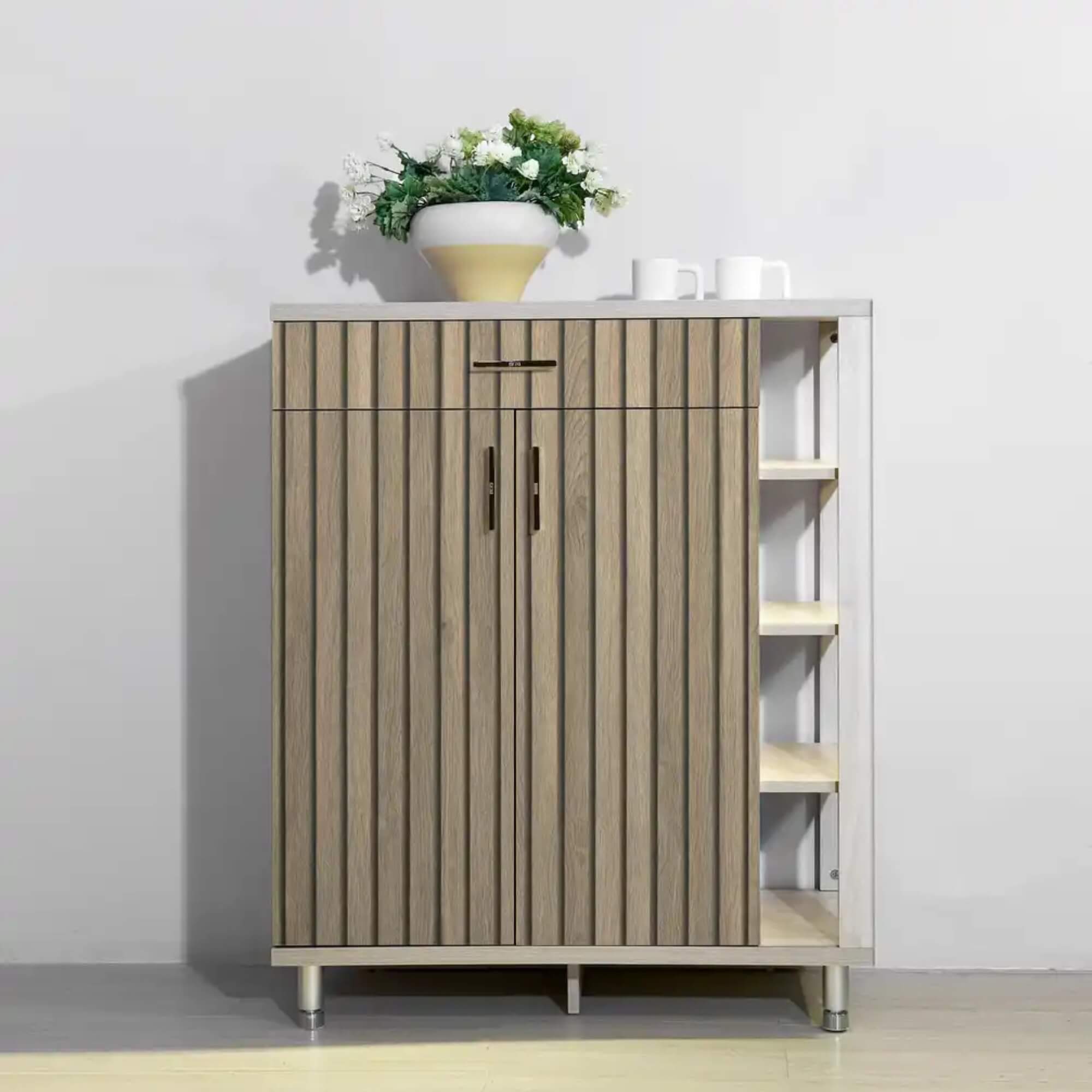 Adesivo Auto Colante Ripado Bege 45cm x 2m Conthey Evolux - N24035432