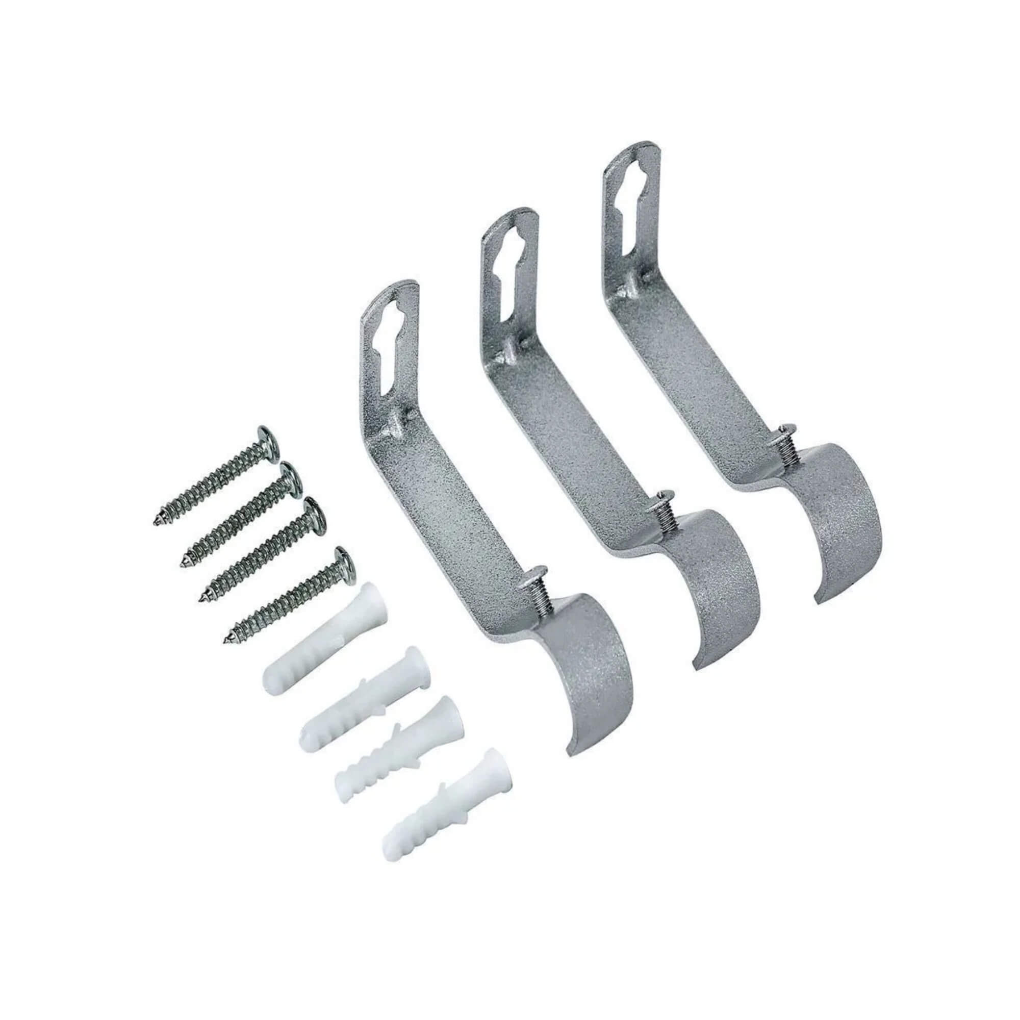 Kit Varão para Cortina Extensivo 1,60x3,0M Coroa Cromada Conthey Evolux - D184588