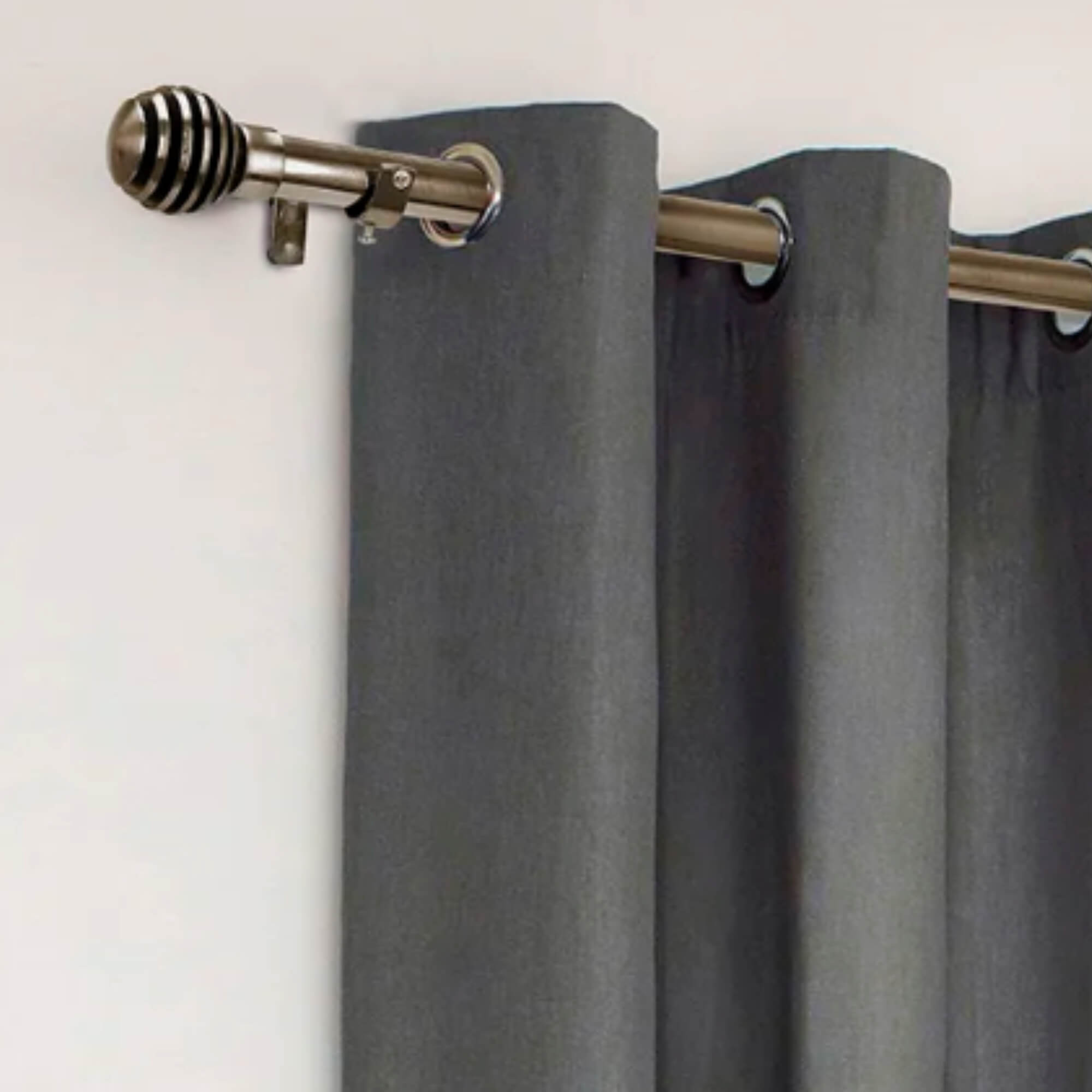 Kit Varão para Cortina Extensivo 1,20x2,10M Esfera Ouro Velho Conthey Evolux - D184583