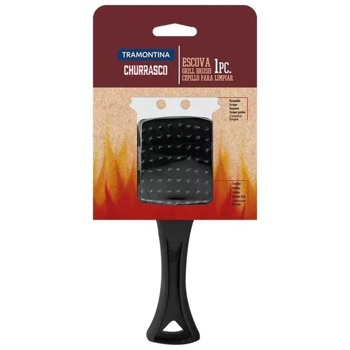 COMP Kit Churrasco Mor Tramontina para Churrasqueiras - Espetinho + Limpeza