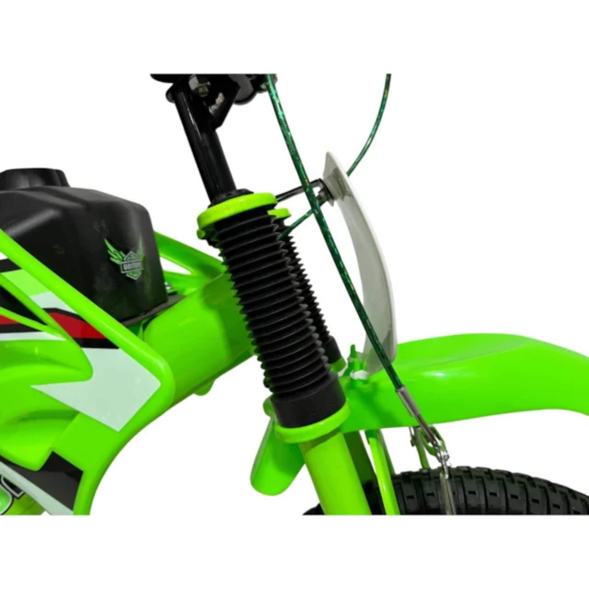 Bicicleta Infantil Aro 16 Moto Cross Verde Unitoys - 1220