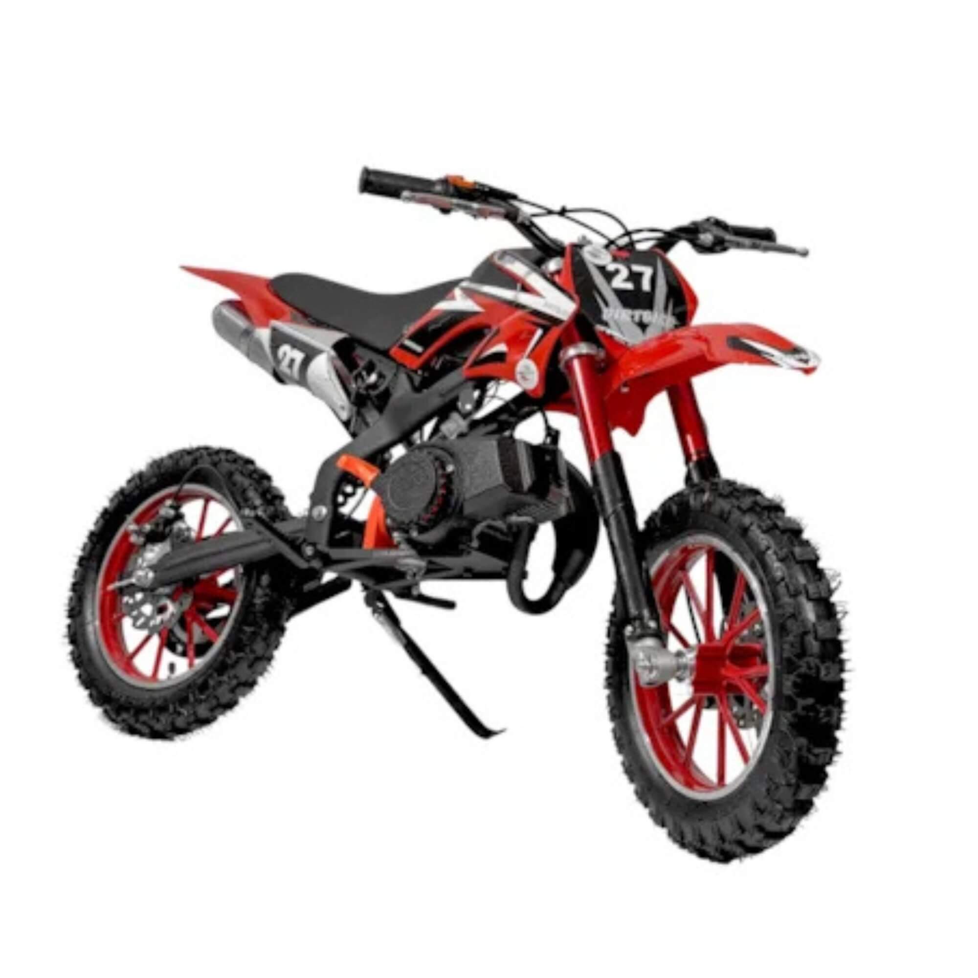 Moto Infantil à Combustão 49cc Moto Cross Vermelha Unitoys - 3273