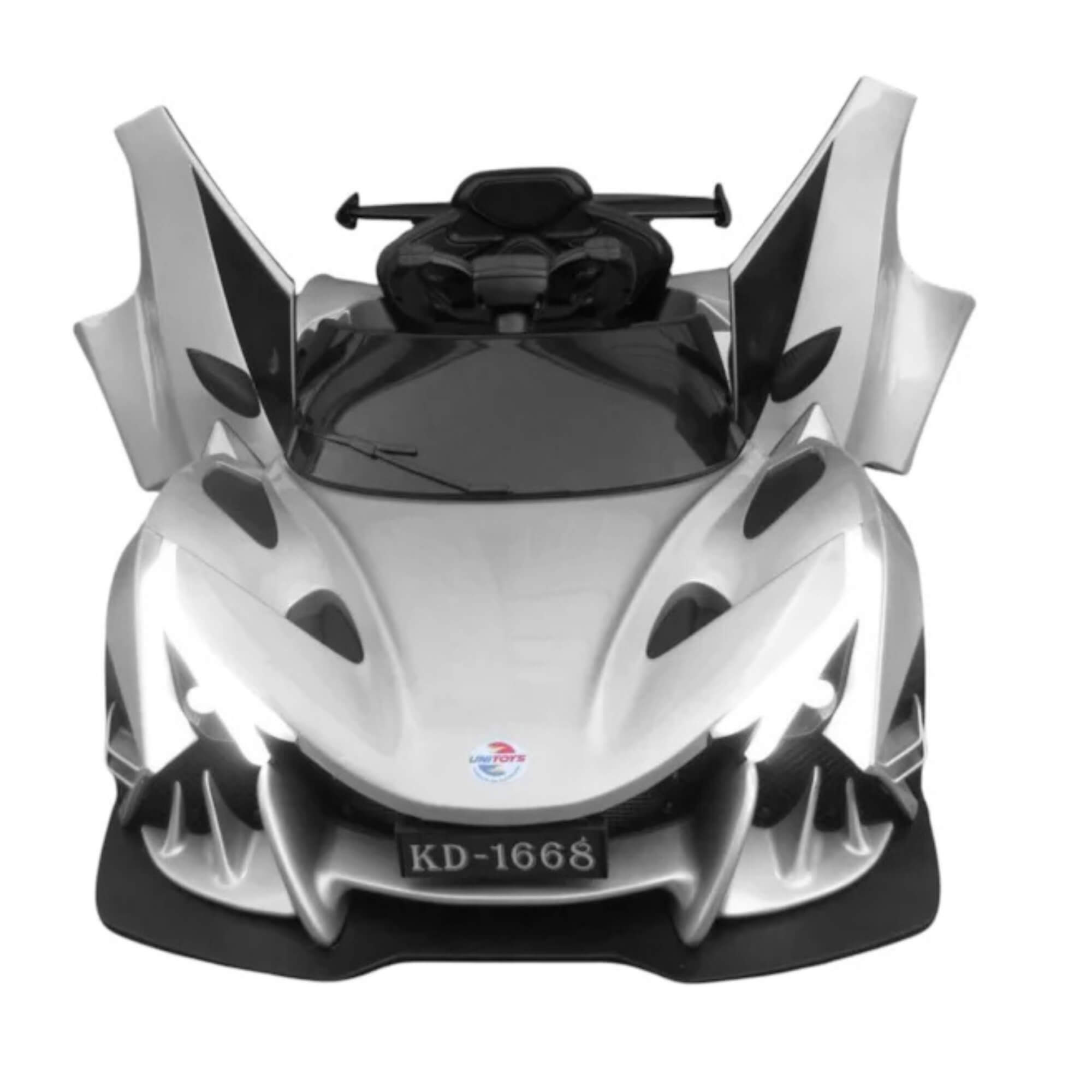Brinquedo Carrinho Elétrico Infantil 12V Drift Prata Unitoys - 3675