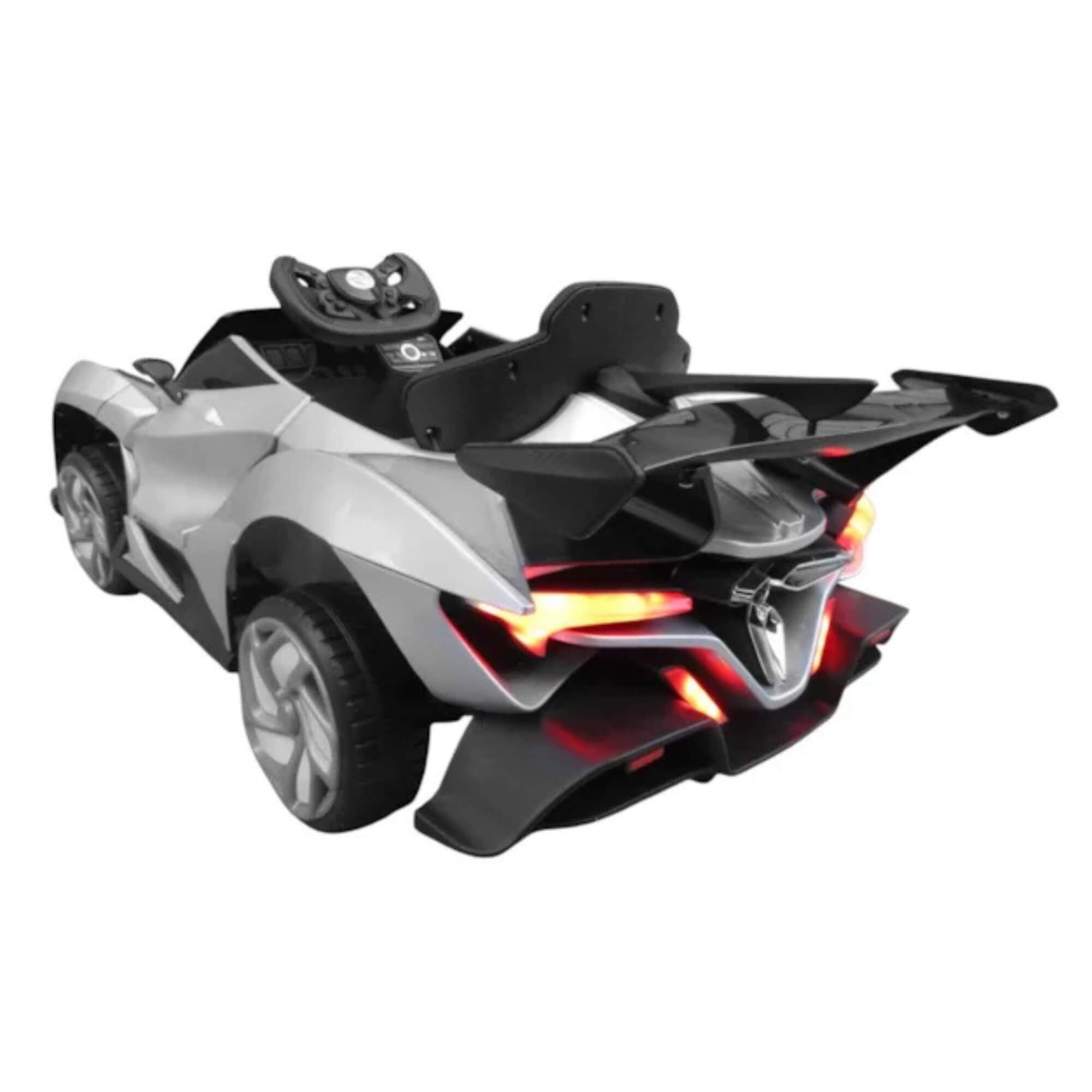 Brinquedo Carrinho Elétrico Infantil 12V Drift Prata Unitoys - 3675