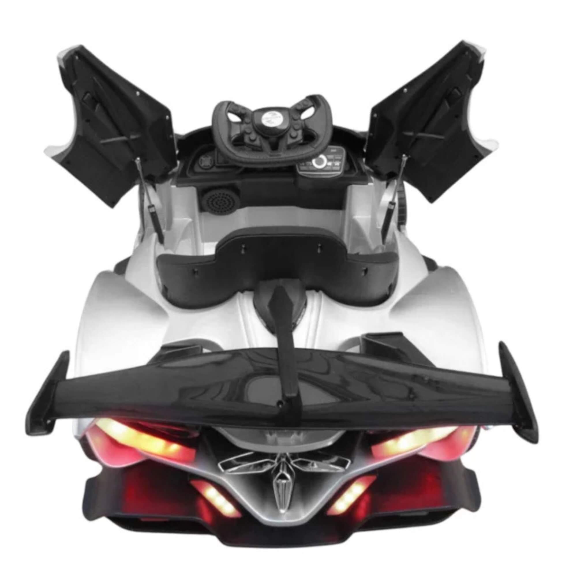 Brinquedo Carrinho Elétrico Infantil 12V Drift Prata Unitoys - 3675