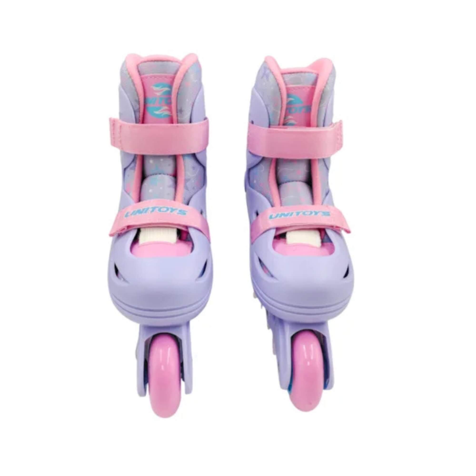 Patins Inline Candy Lilás Tamanho 32-33 (P) Unitoys - 3700