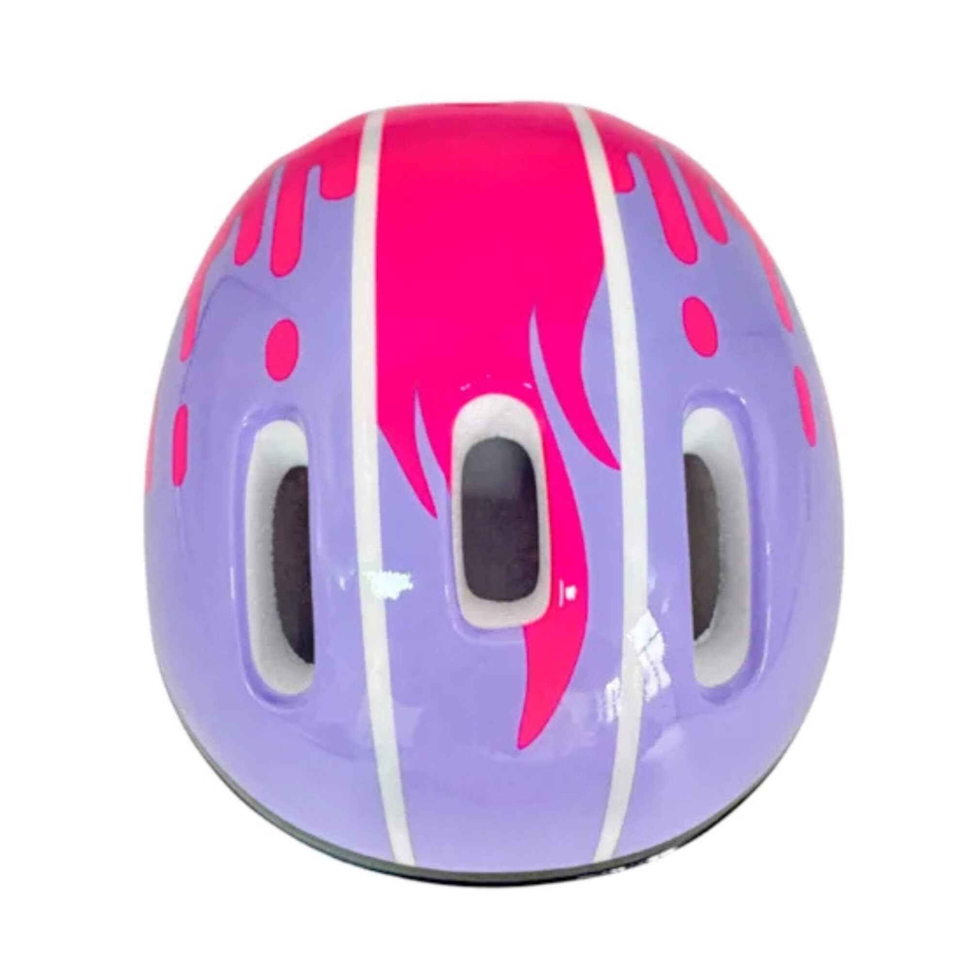 Kit Proteção Menina Patins Skate Bicicleta Patinete Rosa e Lilás Unitoys - 3743