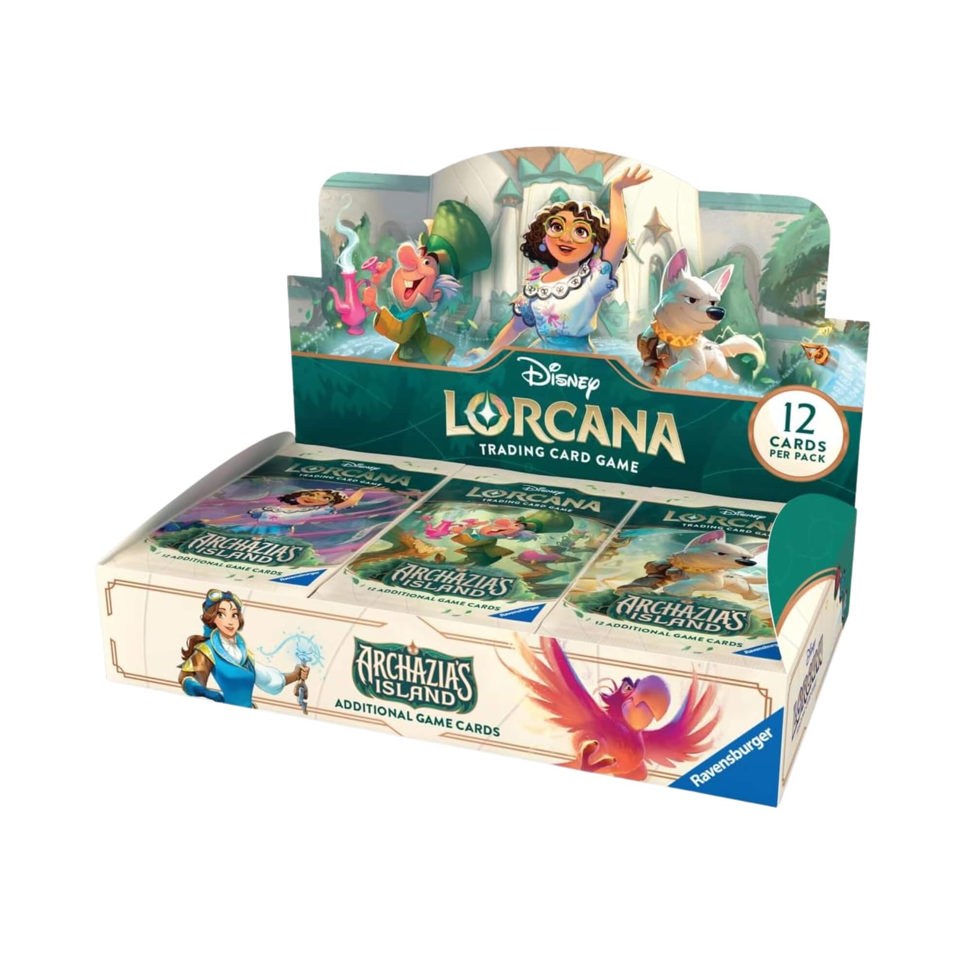 Booster Caixa com 24 Disney Lorcana Set 7 - Archazia's Island Copag - 80276