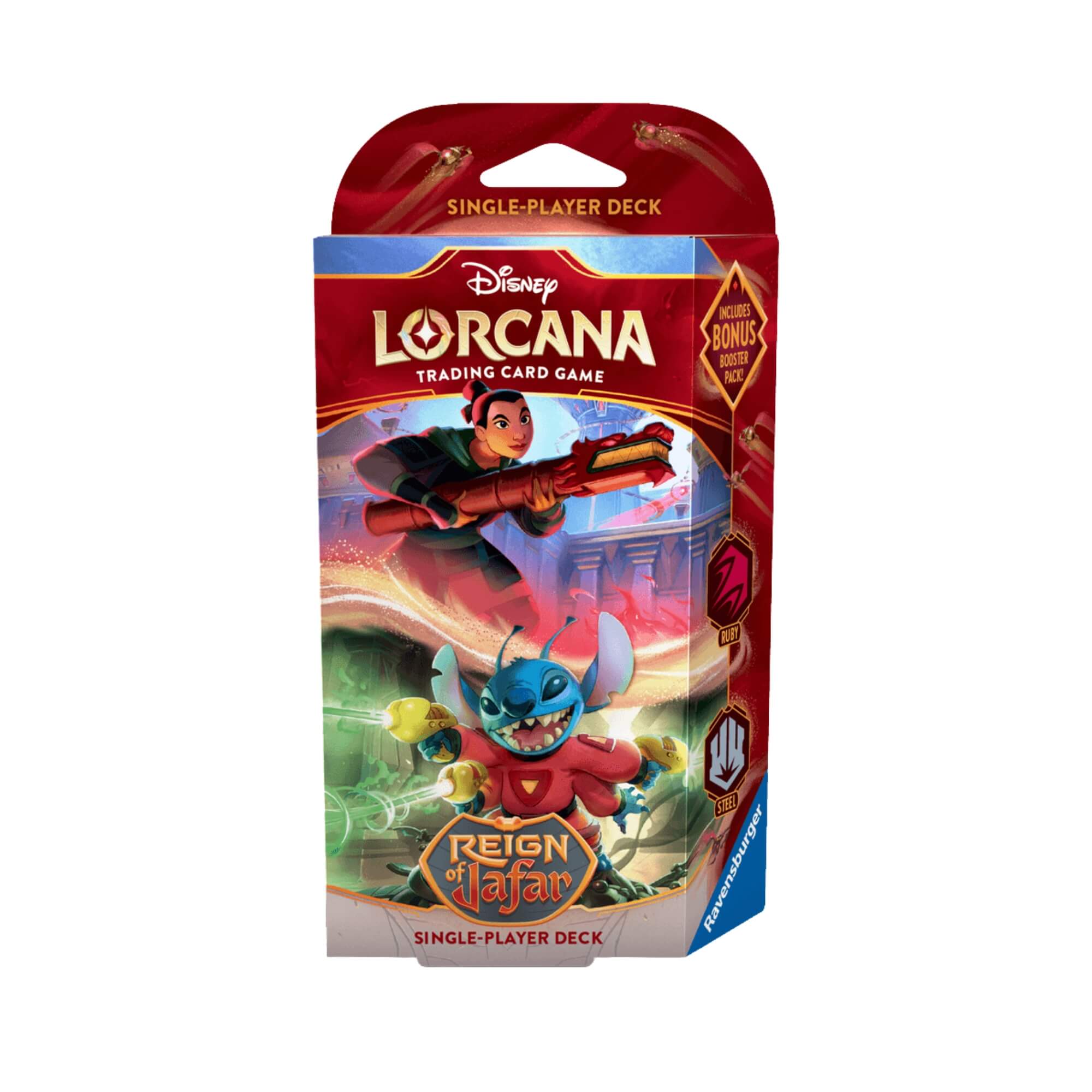 Lorcana Starter Deck Disney Set 8 - Mulan e Stitch Copag - 80298