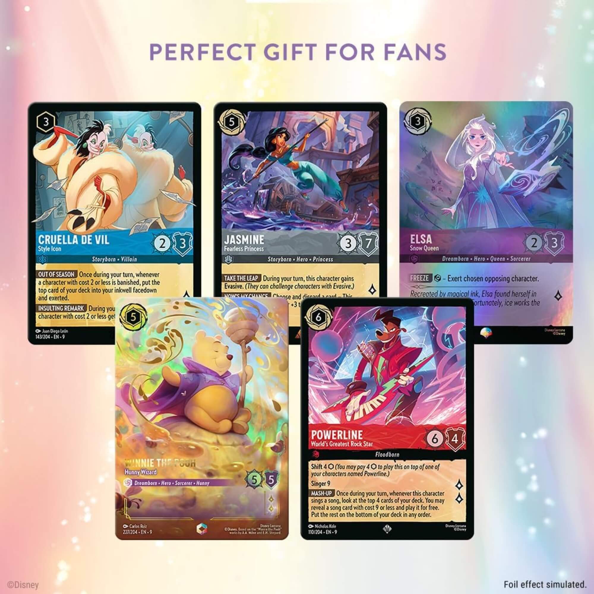 Lorcana Starter Deck Disney Set 9 - Max Goof e Powerline Copag - 83161