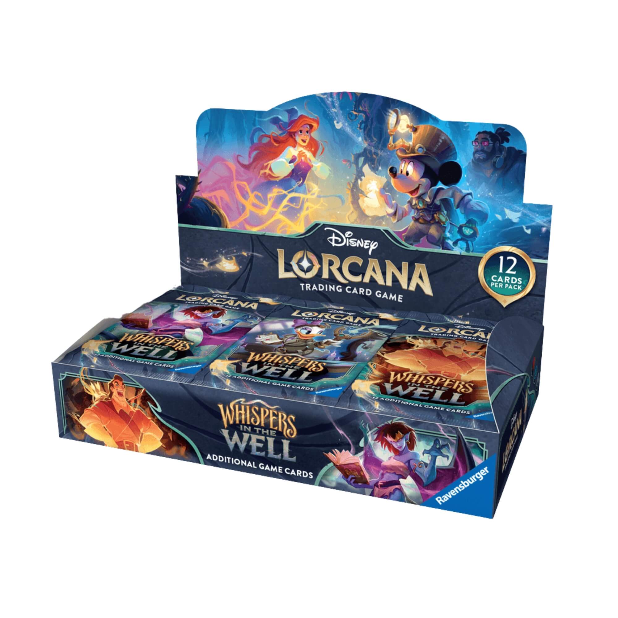 Booster Caixa com 24 Disney Lorcana Set 10 Whispers in The Well Copag - 83166